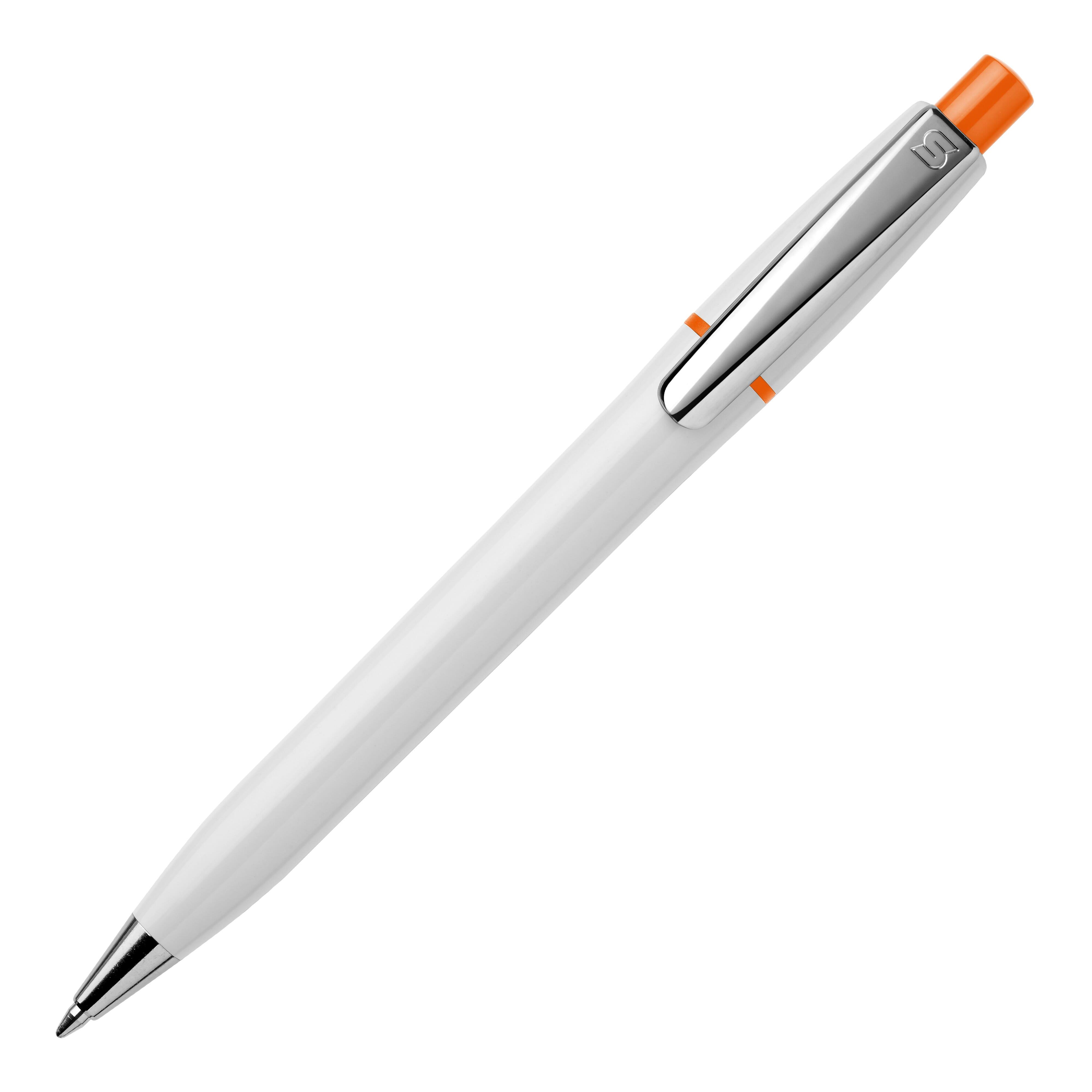 Weiss / Orange