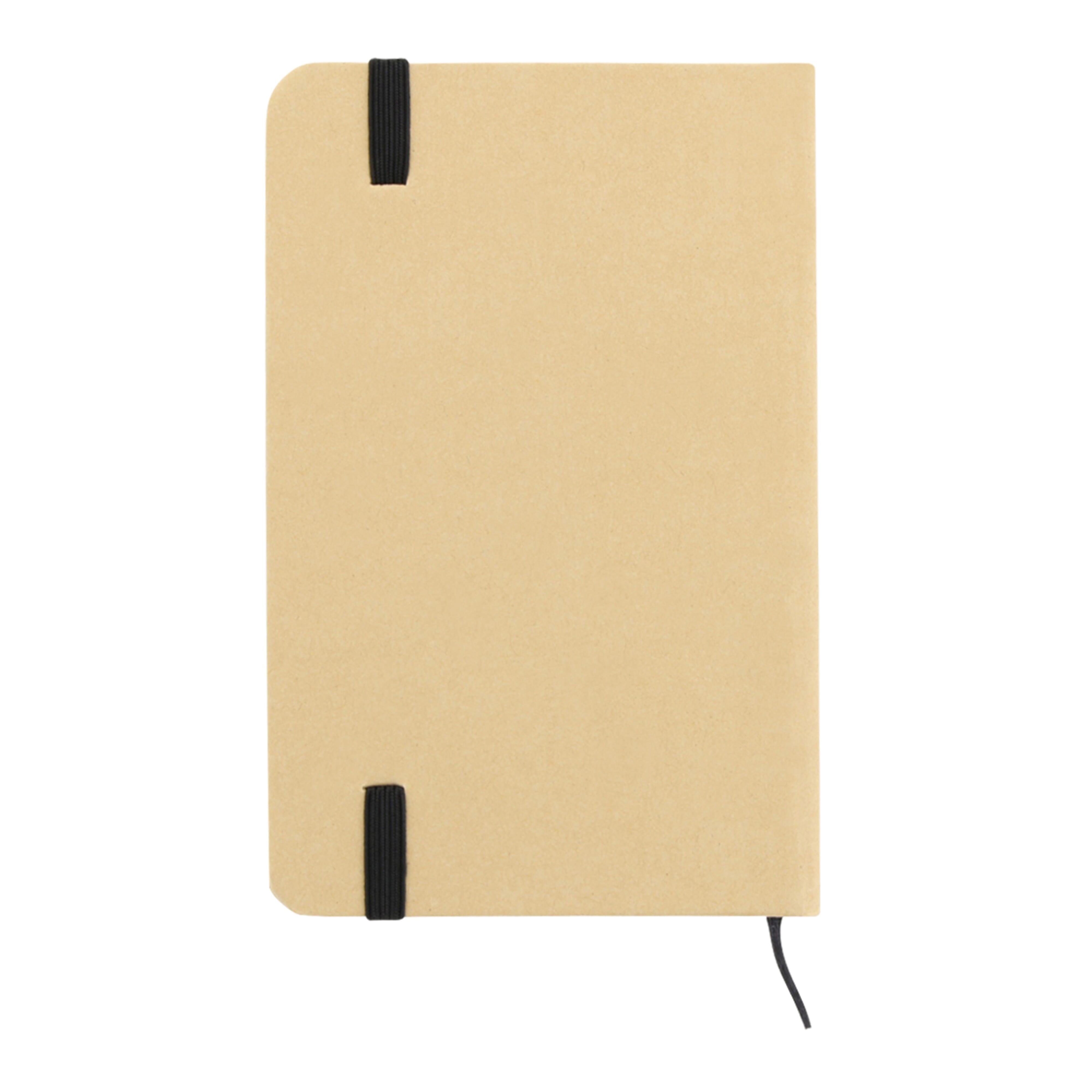 Papp-Notizbuch runde Ecken A5