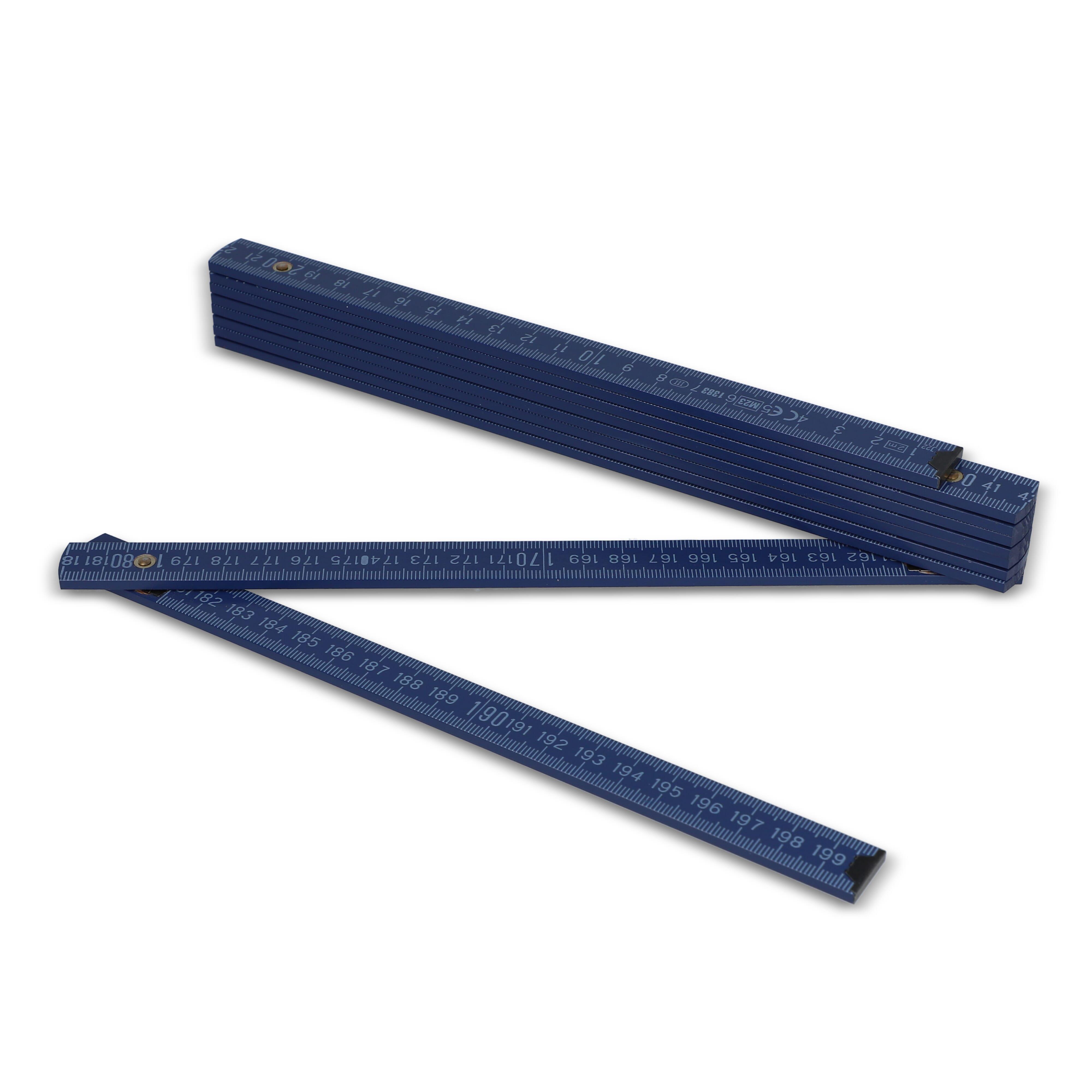 Zollstock Holz 2m Premium lackiert