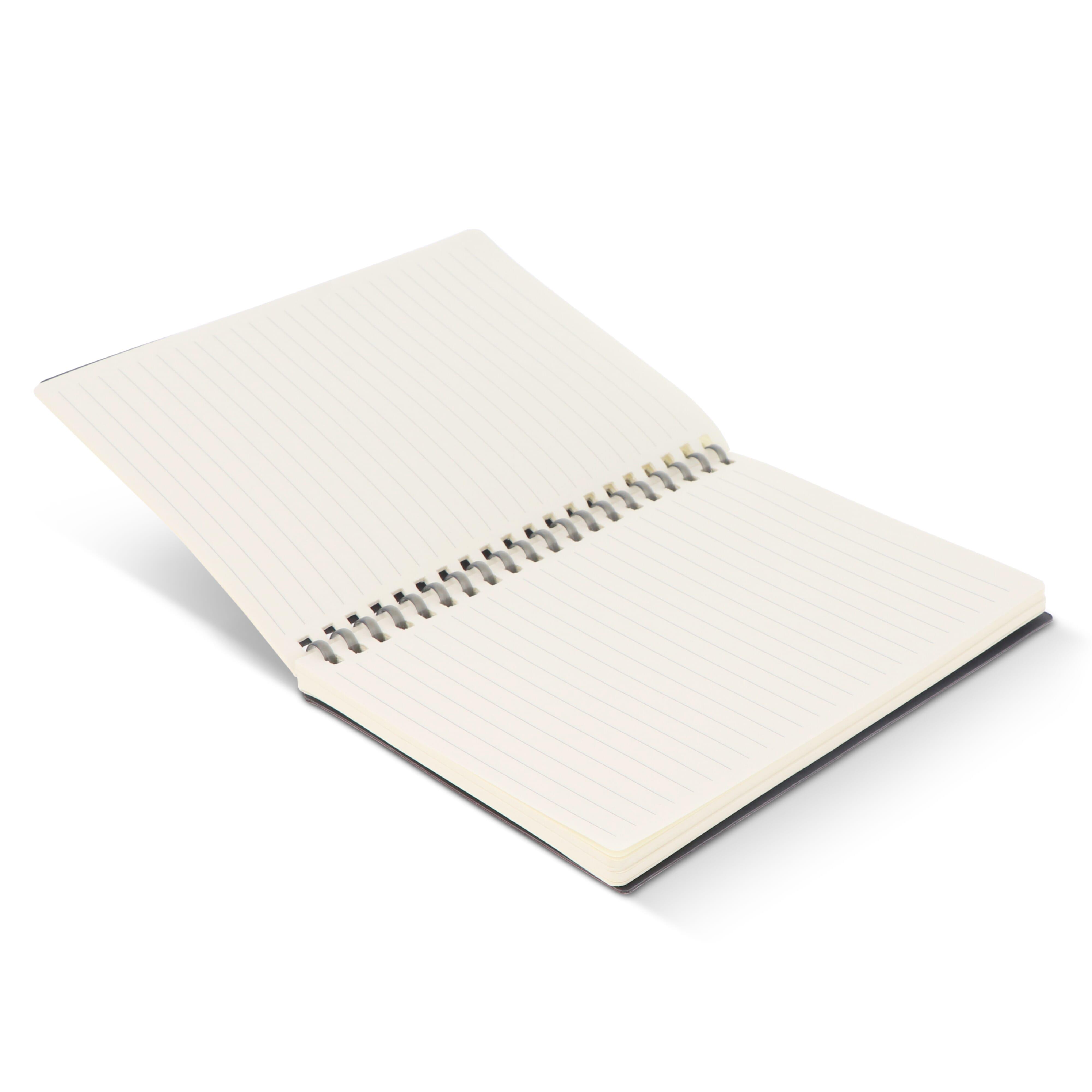 Notizbuch aus recyceltem Leder Midi