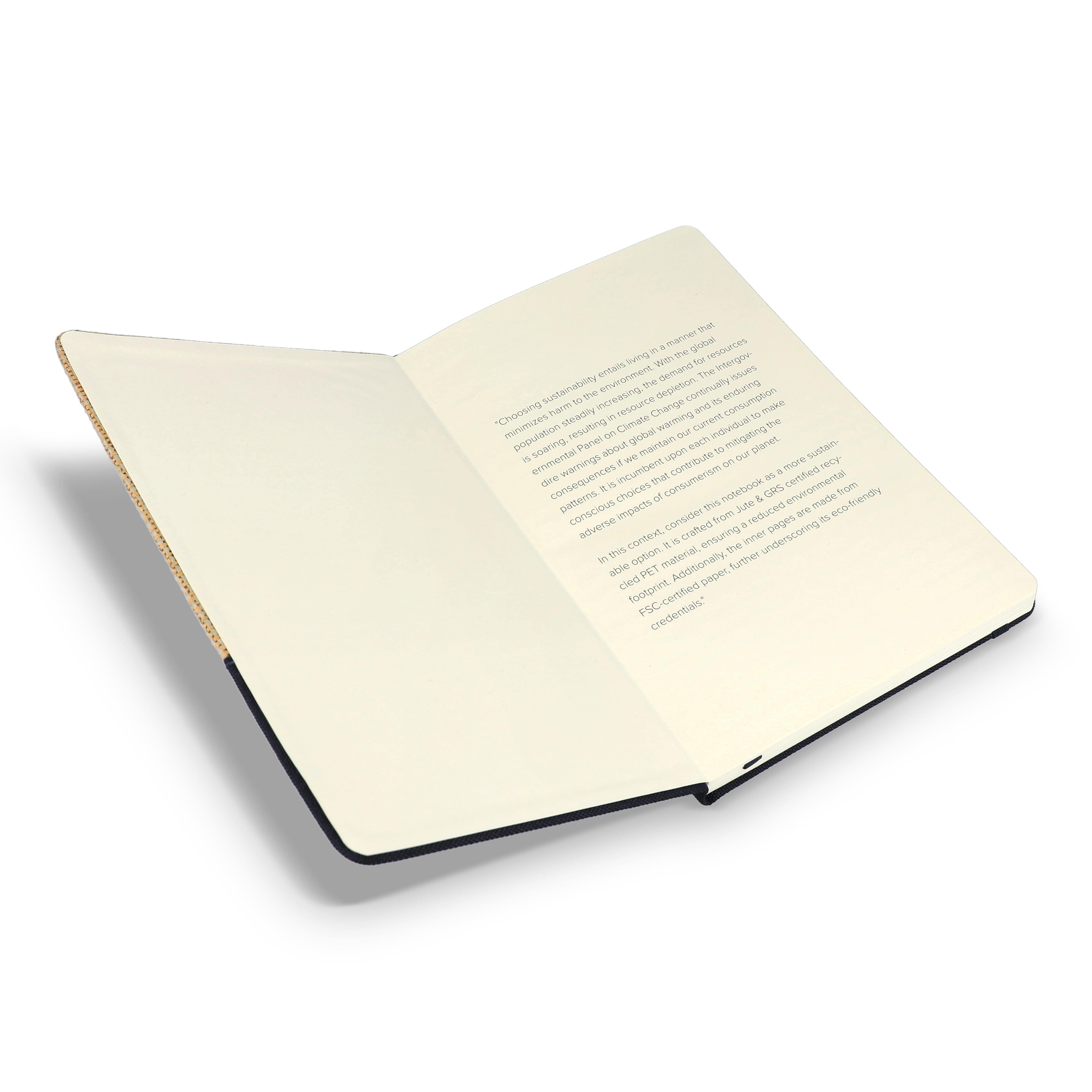 Notizbuch Jute R-PET