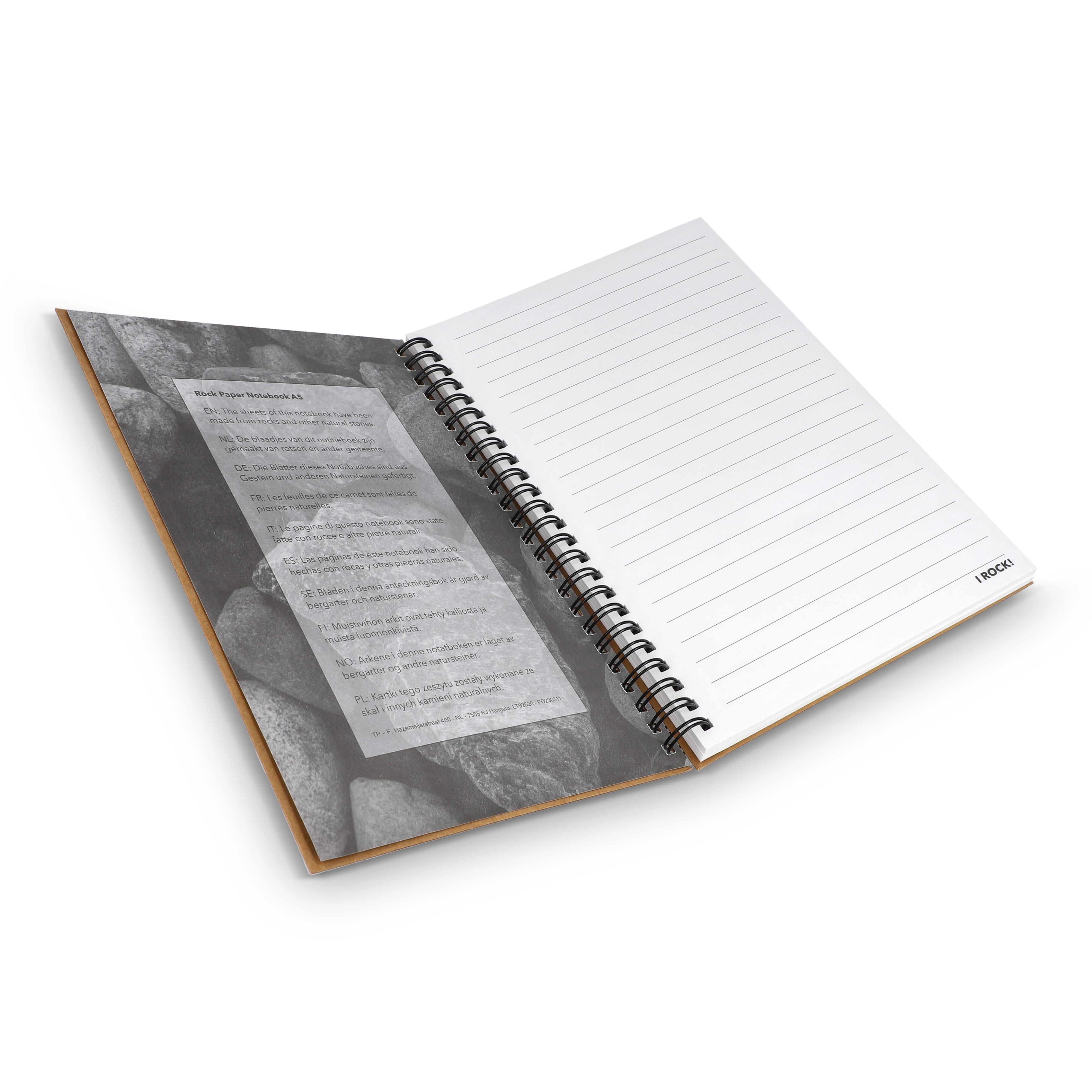 Notizbuch A5 aus Steinpapier