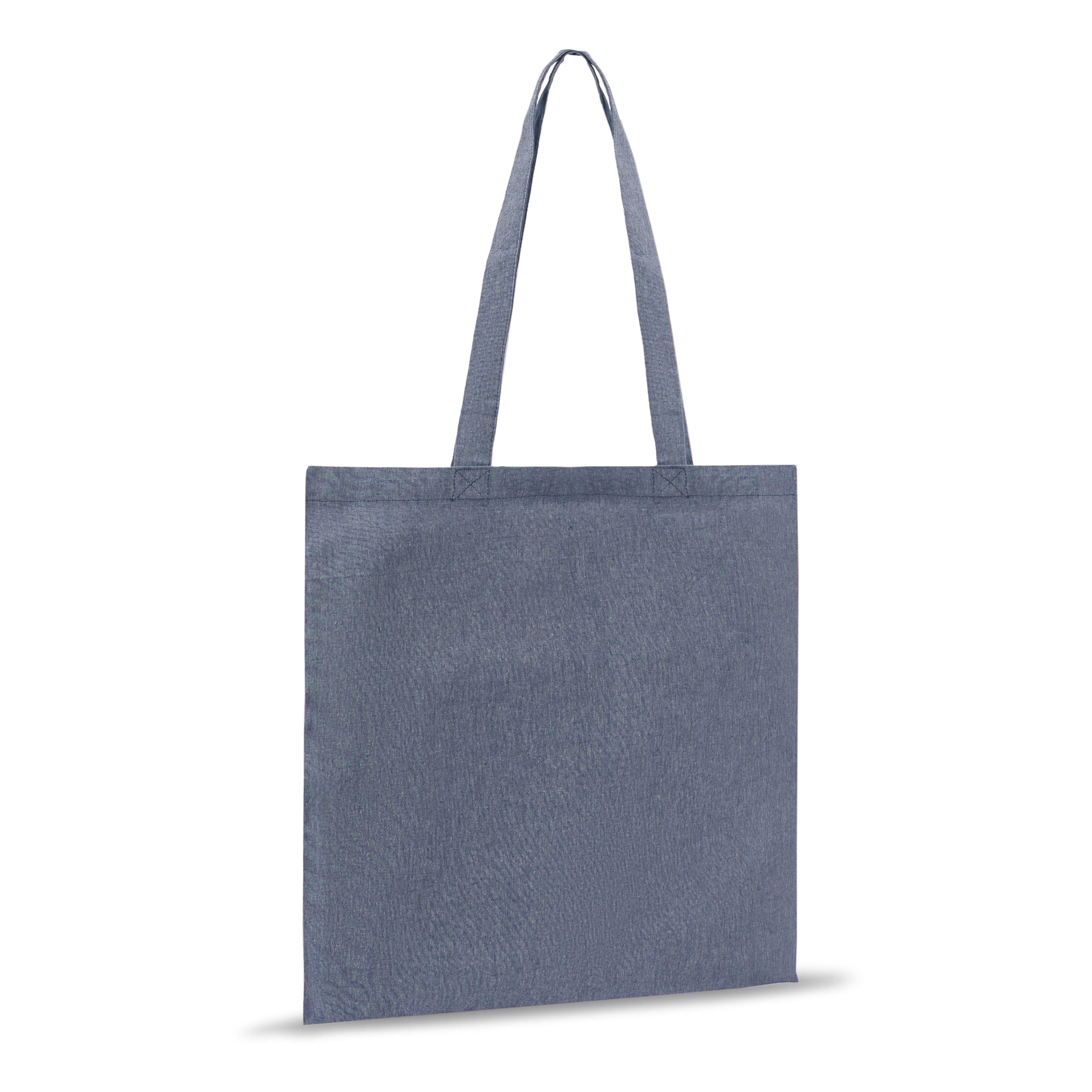 Einkaufstasche aus recycelter Baumwolle 38x42cm