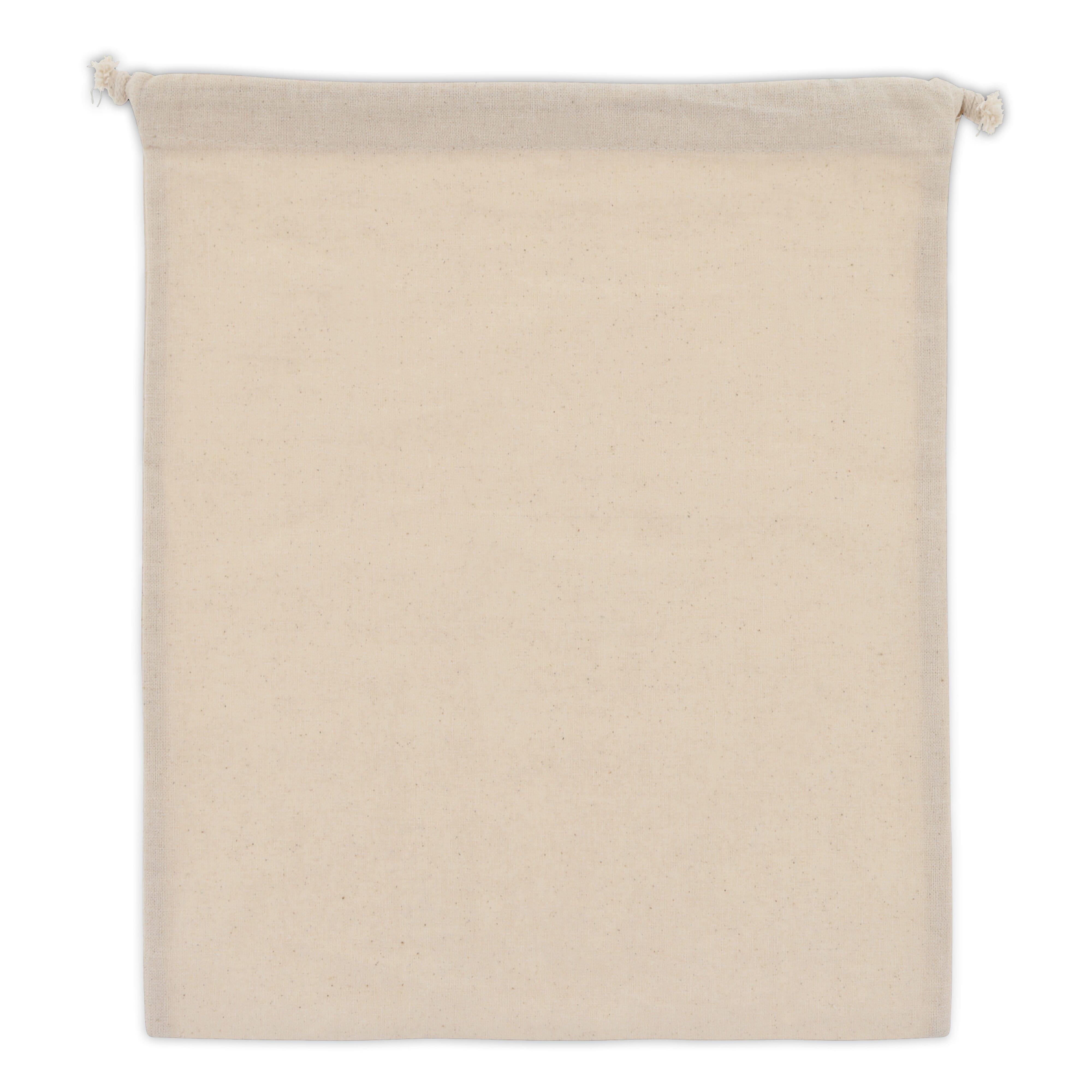 Zuziehbeutel OEKO-TEX® Baumwolle 140g/m² 25x30cm