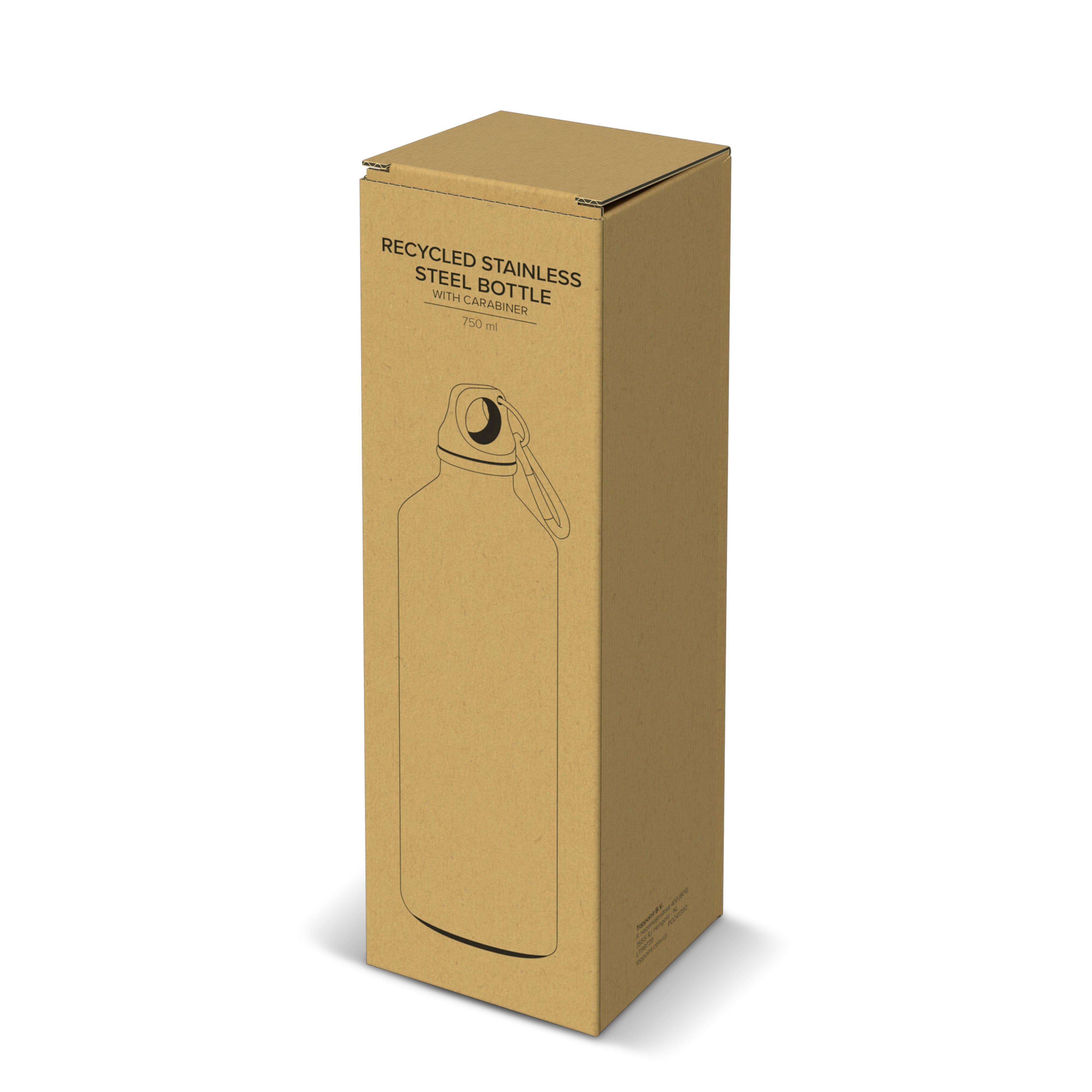 R-Edelstahl einwandige Flasche mit Karabiner 750ml