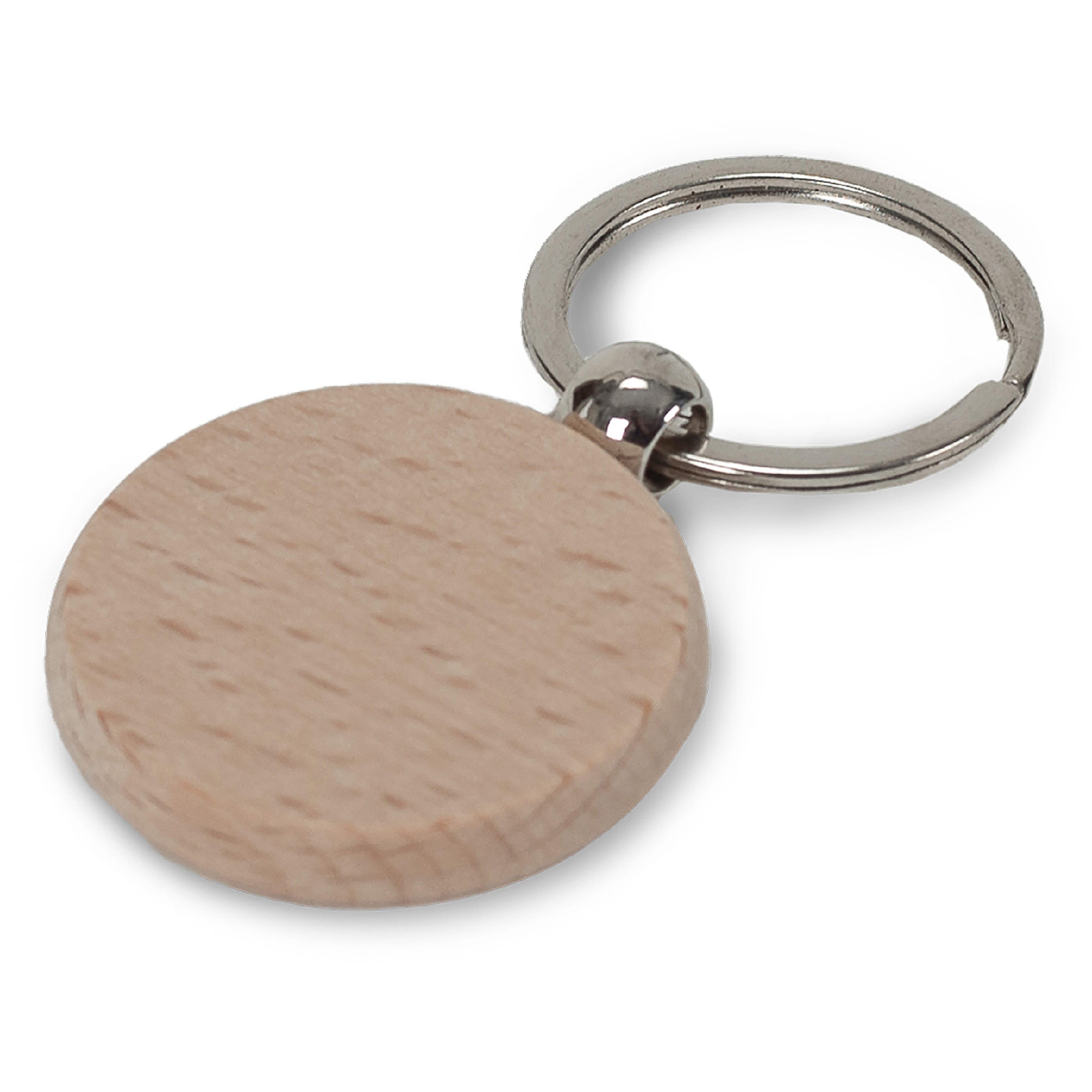 Schlüsselring Holz rund Ø40mm