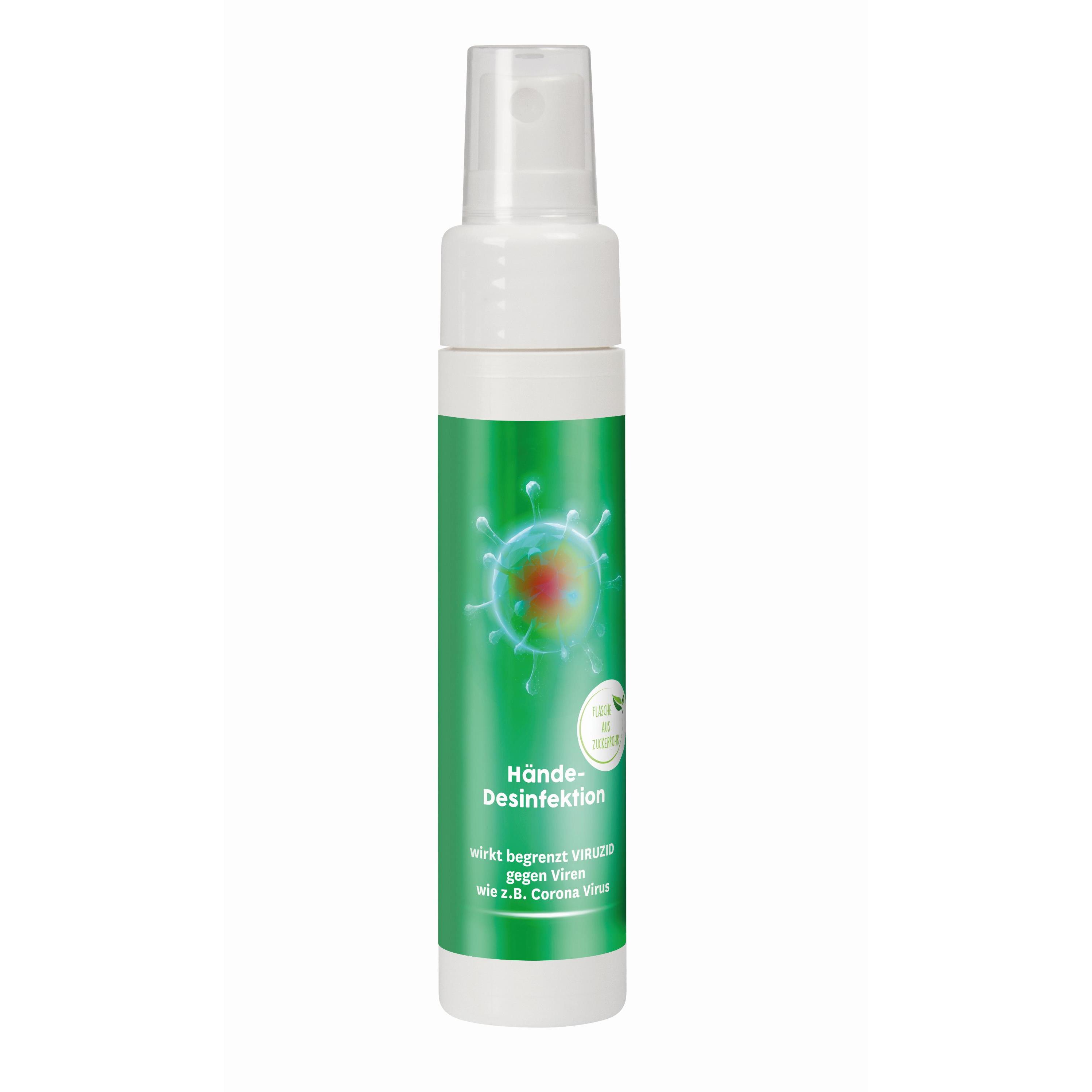 Hand-Desinfektionsspray in 50 ml Sprayflasche ´Slim´