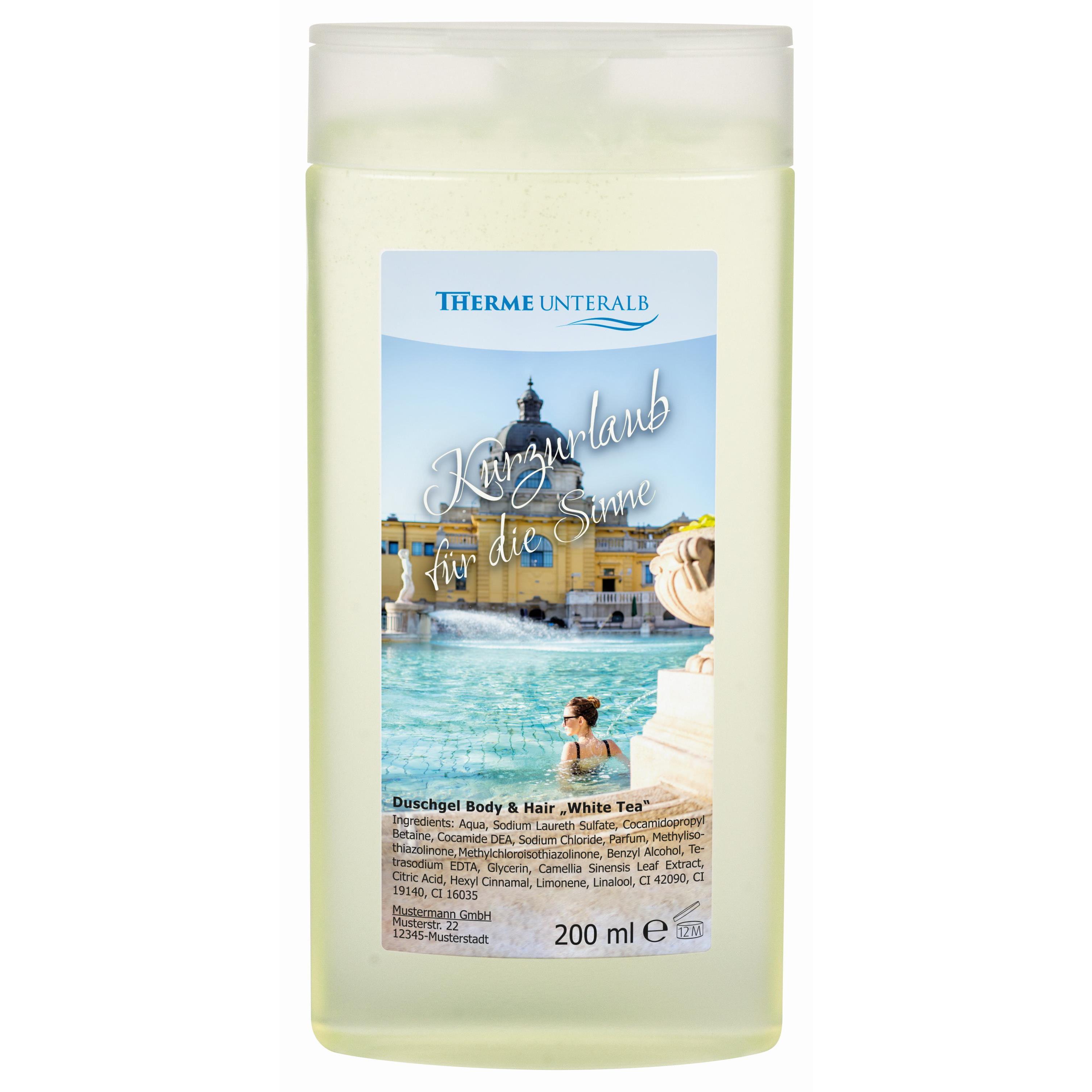 Duschgel White Tea in 200 ml Flasche