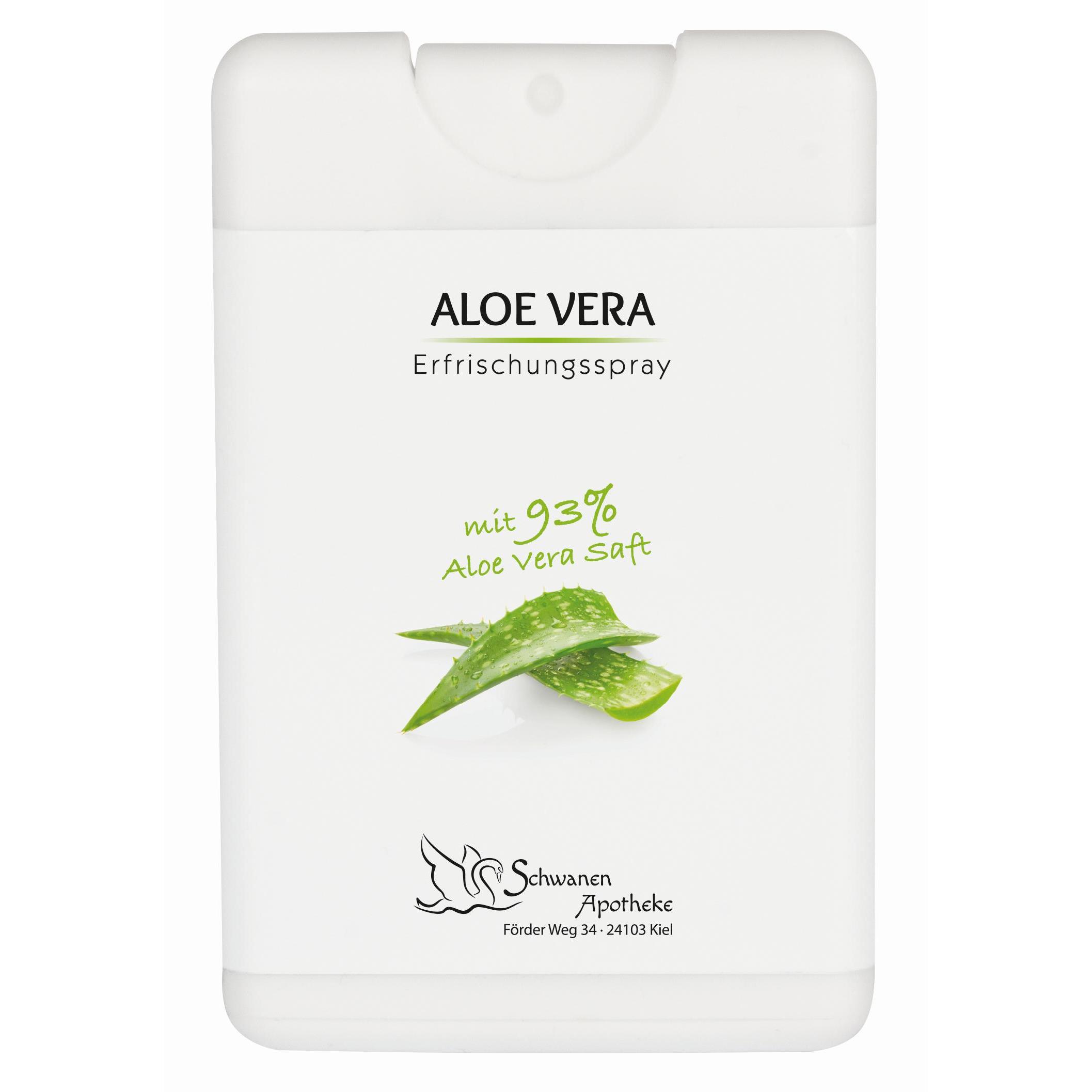 Erfrischungsspray 93 % Aloe Vera in 16 ml Spray Card
