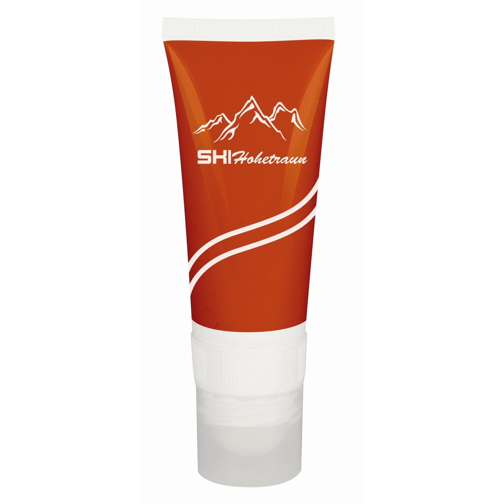 Double Care Tube mit Sonnenschutzcreme ´Sensitiv´ LSF 50 + Lippenbalsam LSF 30 - Siebdruck