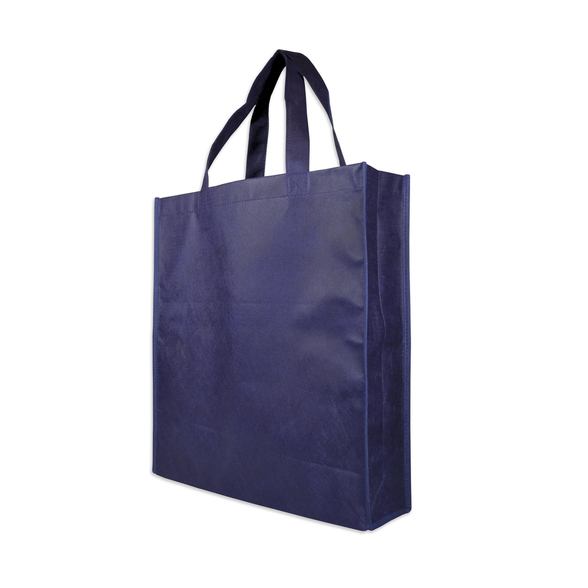 Shopperbag navyblau, 2 kurze Henkel