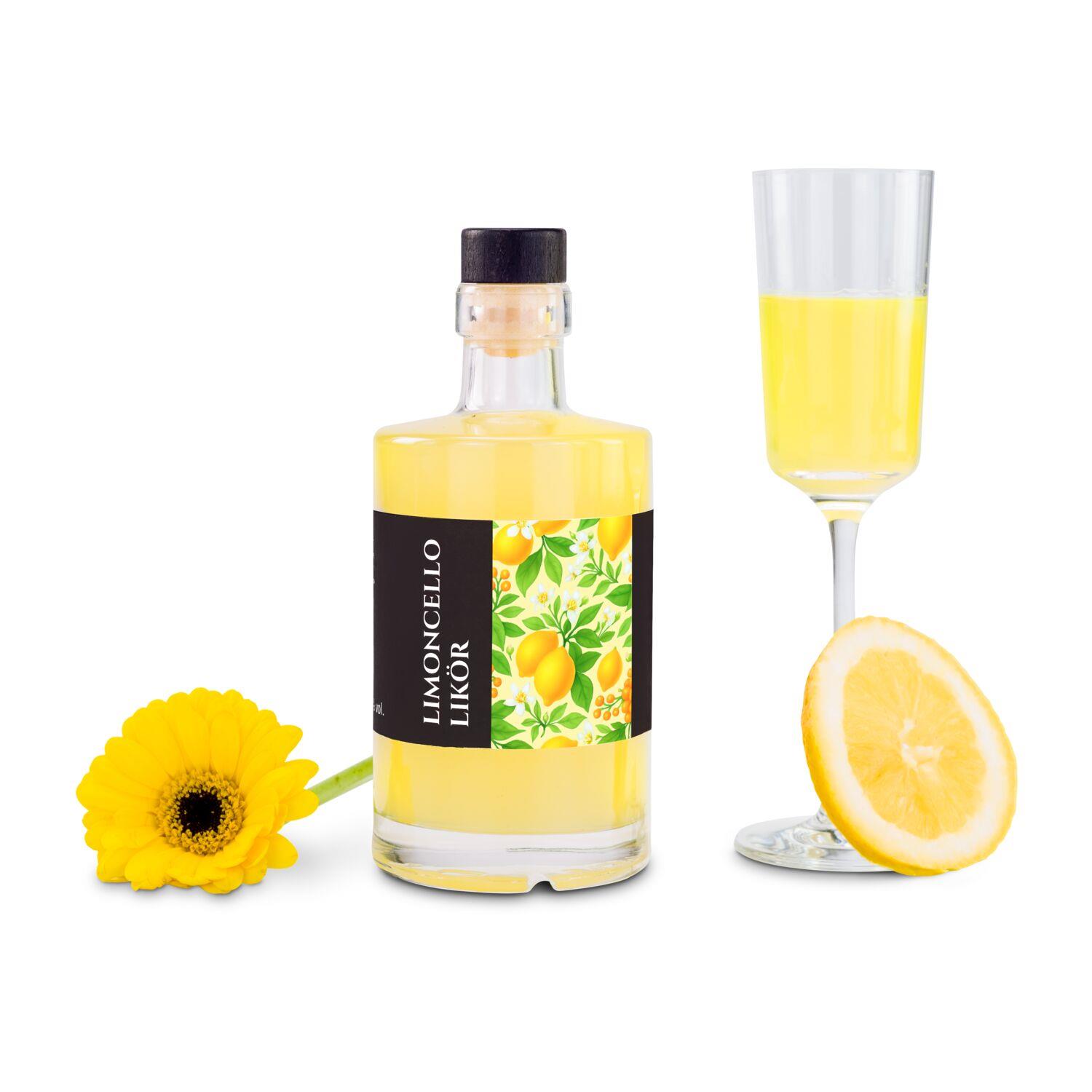 Geschenkset / Präsenteset: Limoncello Likör