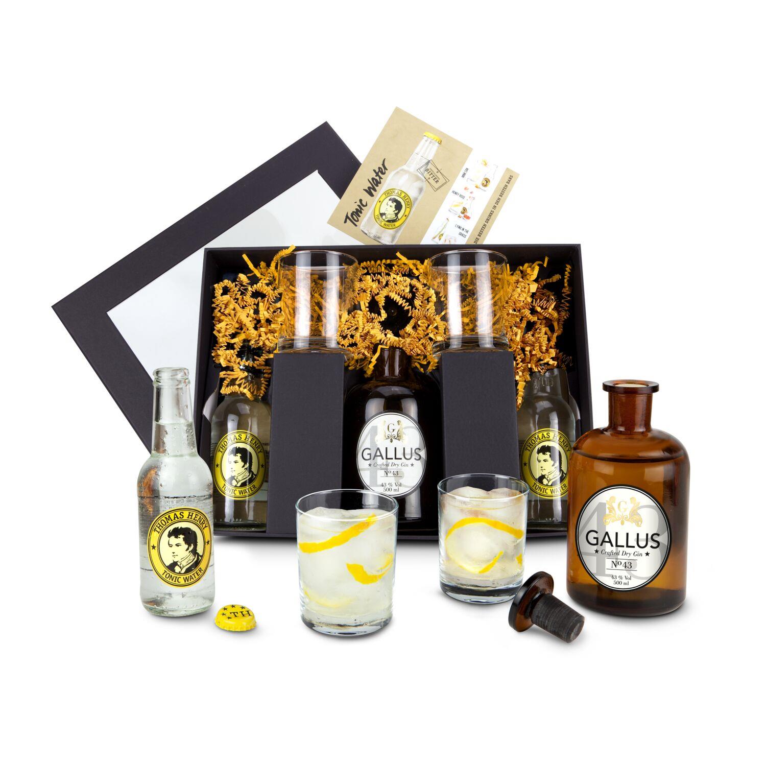 Geschenkset / Präsenteset: Gin Tonic Set ´Gallus 43´