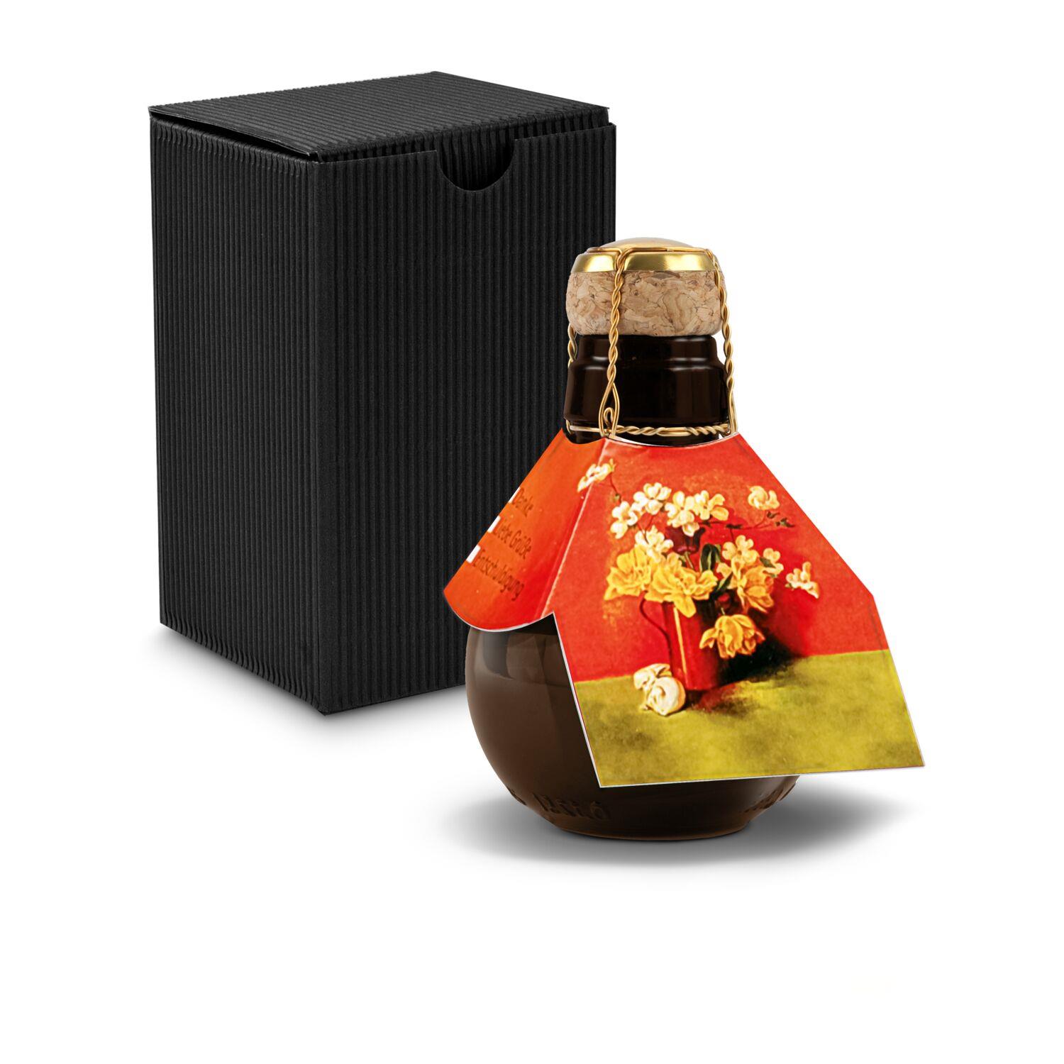 Origineller Sekt Blumengesteck - im Geschenkkarton, 125 ml