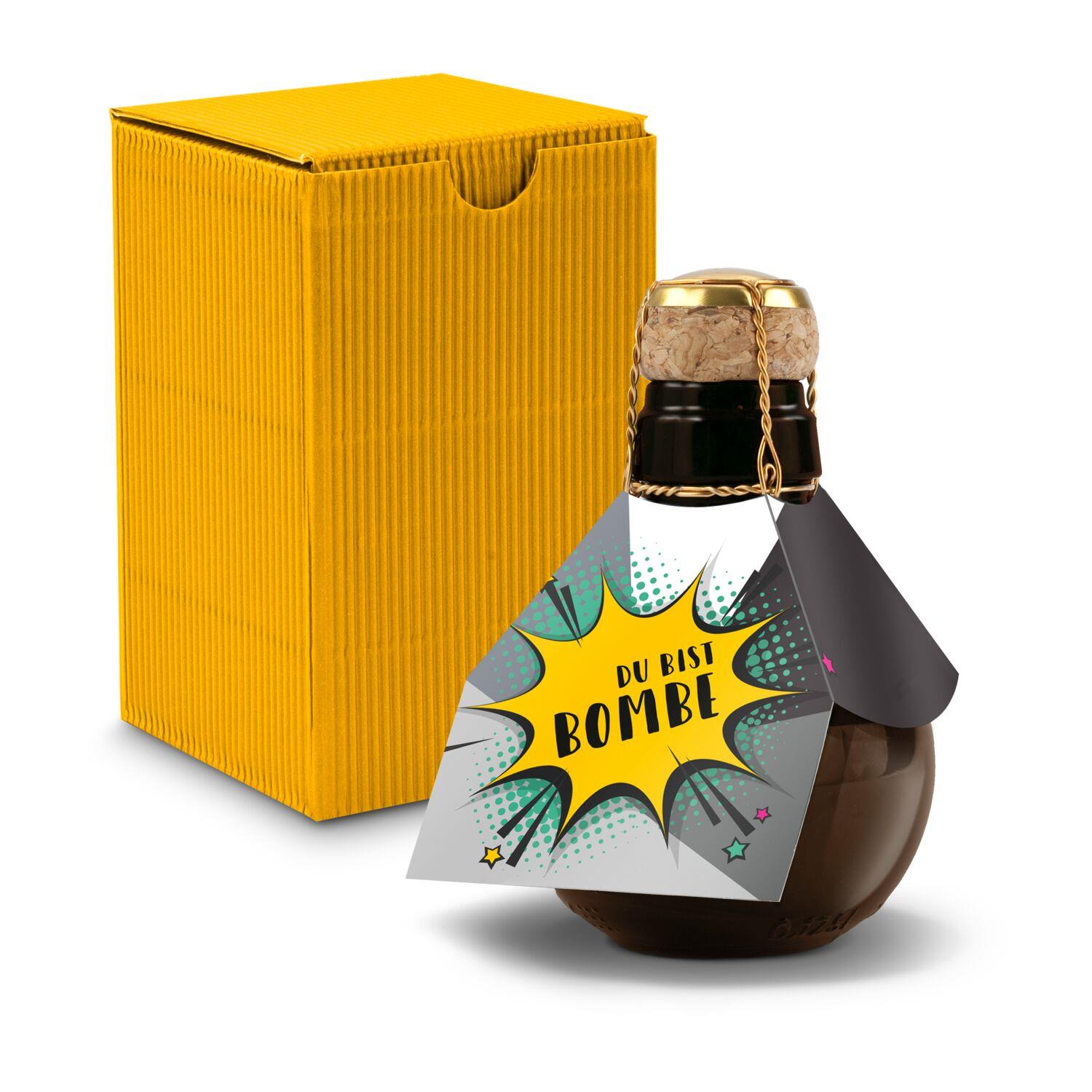 Origineller Sekt Du bist Bombe- im Geschenkkarton, 125 ml