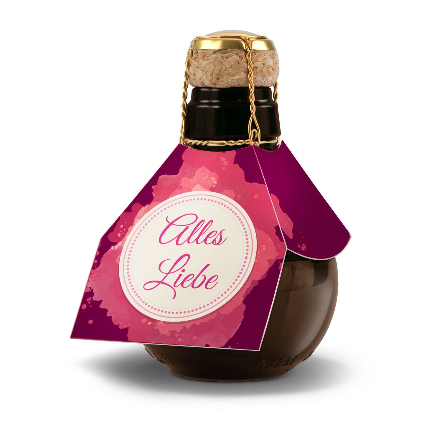 Kleinste Sektflasche der Welt Alles Liebe, 125 ml