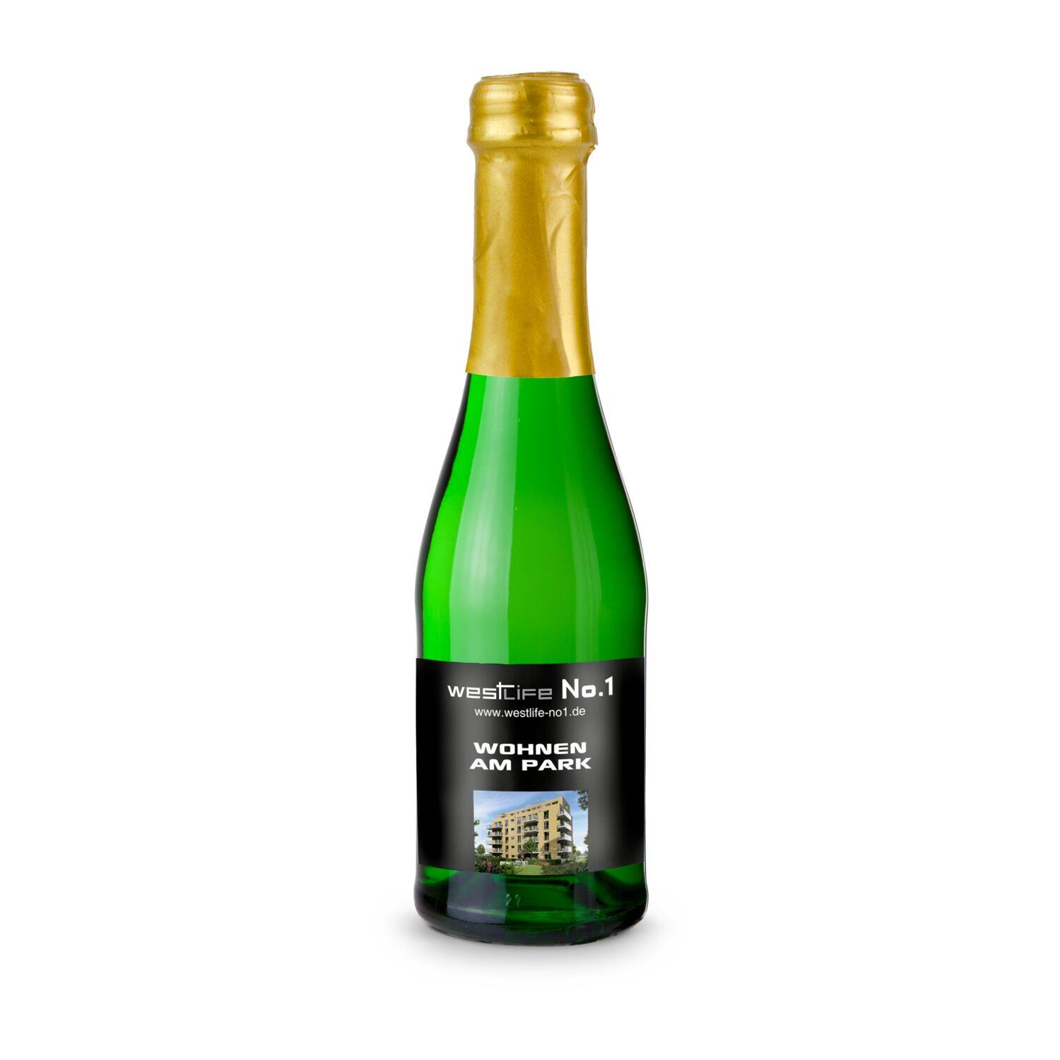 Sekt Cuvée Piccolo - Flasche grün, 0,2 l