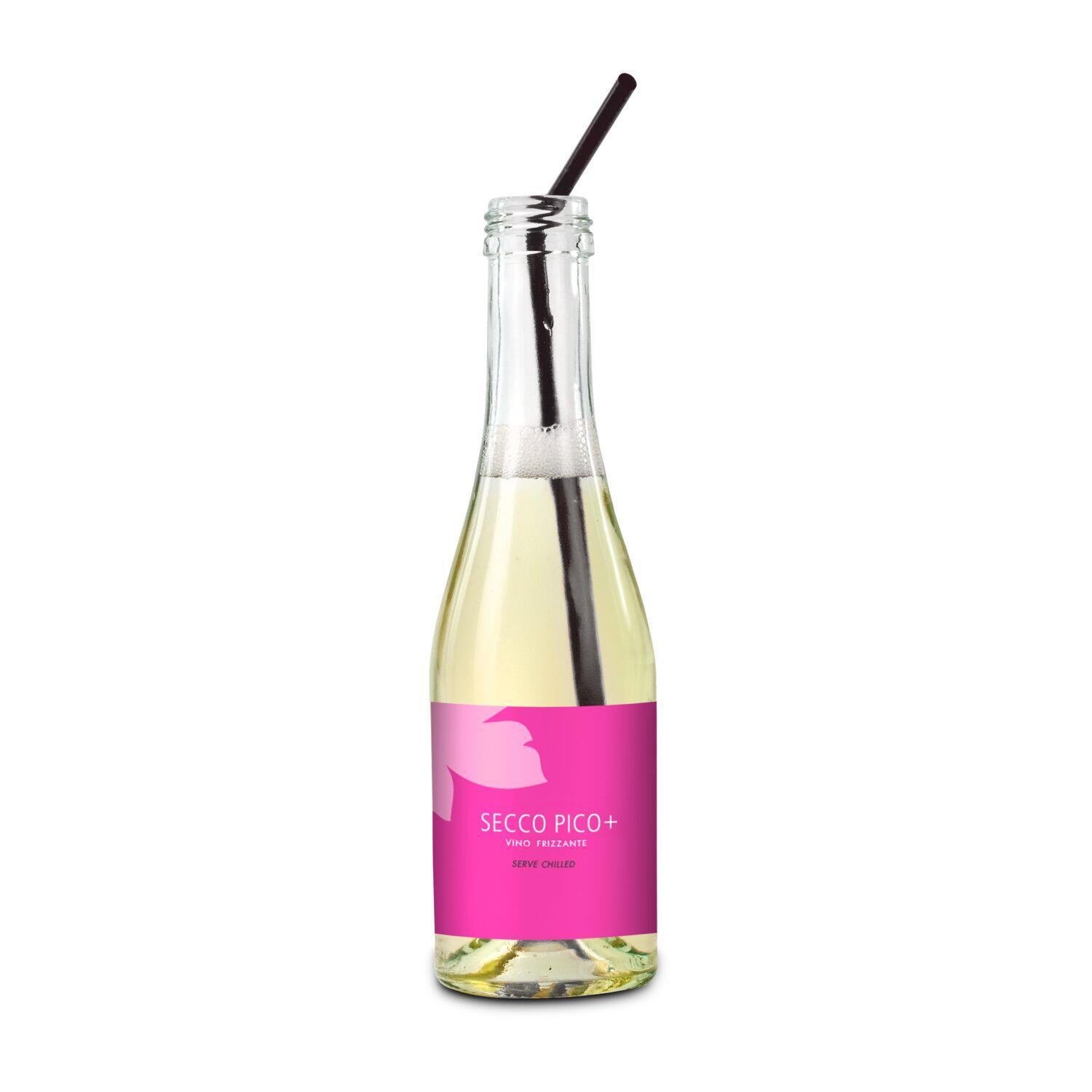 Promo Secco Piccolo - Flasche klar - Kapsel silber, 0,2 l
