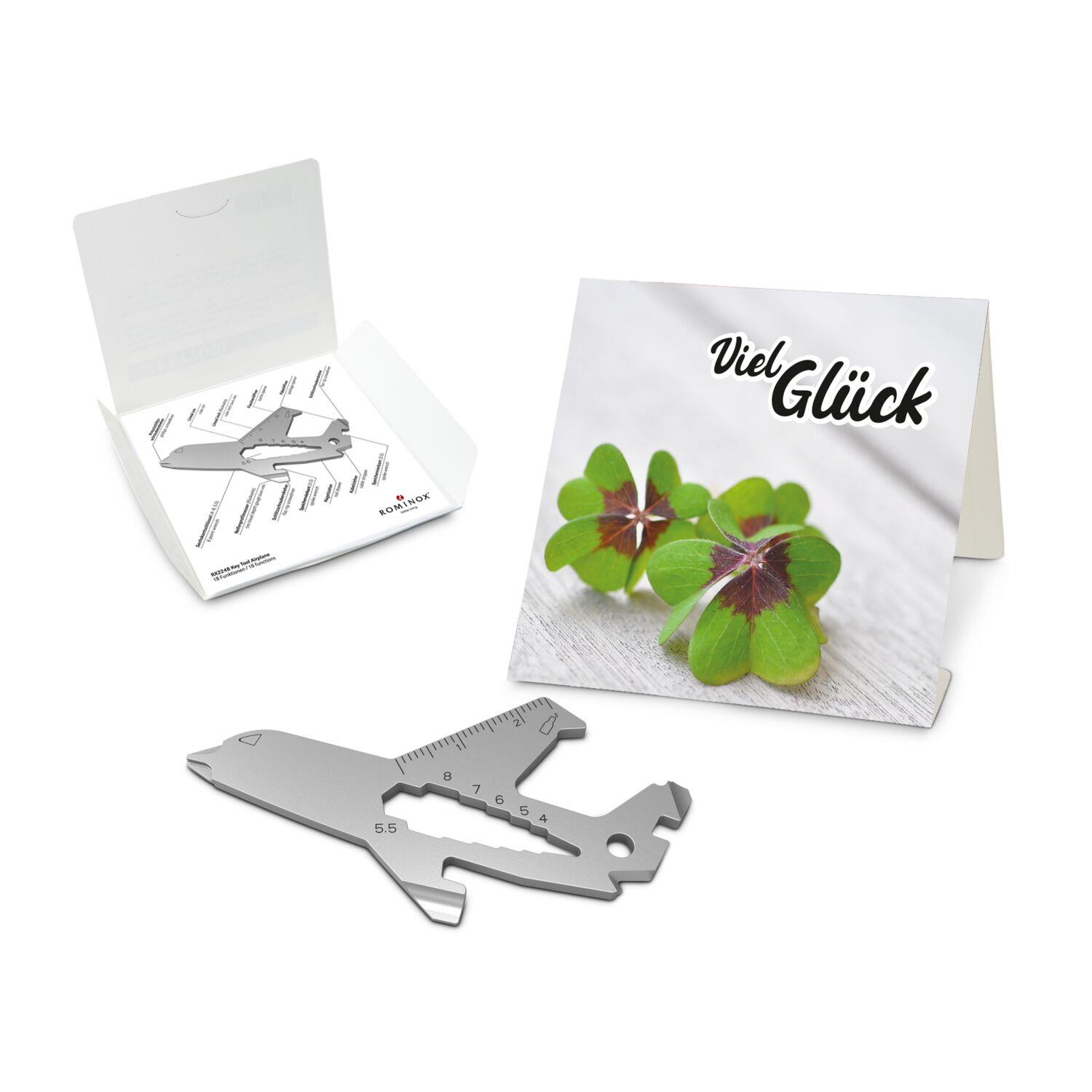 ROMINOX® [KEY] Tool Airplane (19 Funktionen) Viel Glück