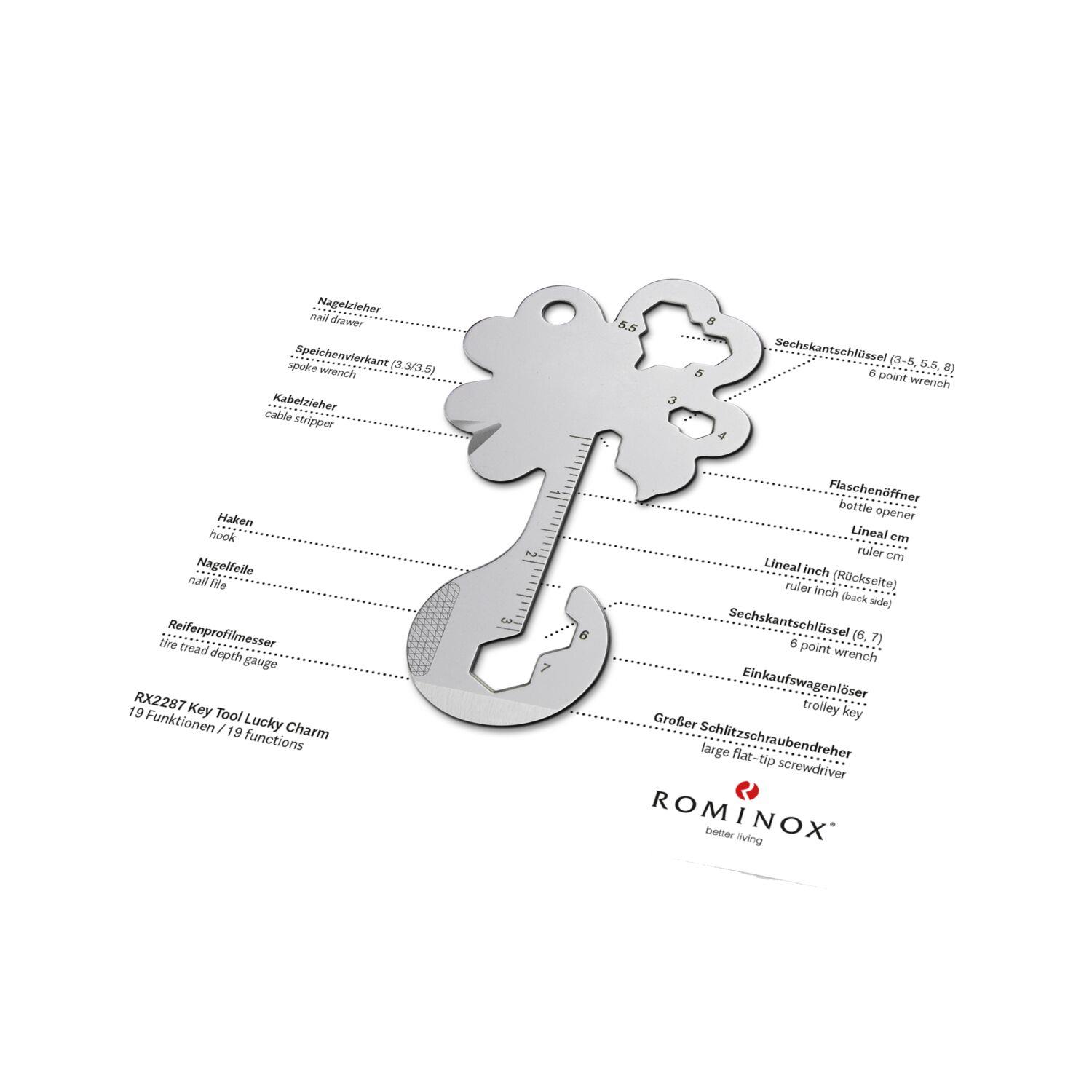 ROMINOX® [KEY] Tool Lucky Charm (19 Funktionen) Viel Glück