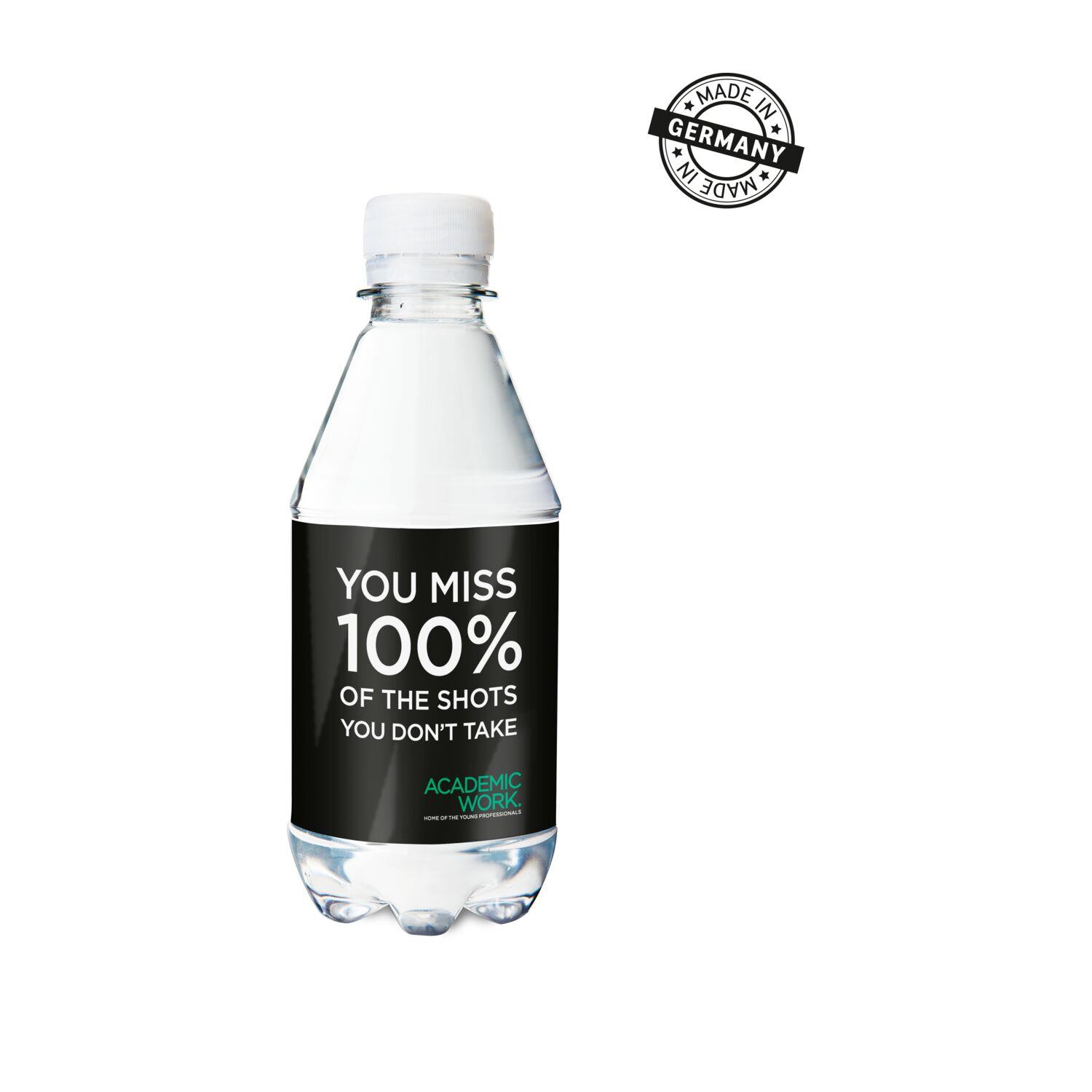 330 ml PromoWater - Mineralwasser, still - Folien-Etikett