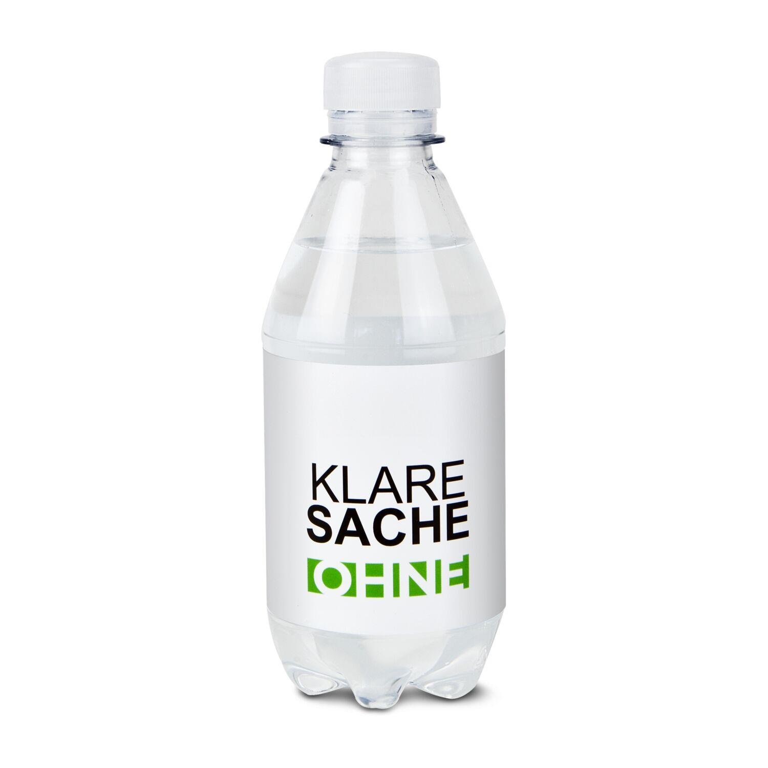 330 ml PromoWater - Mineralwasser, still - Papier-Etikett