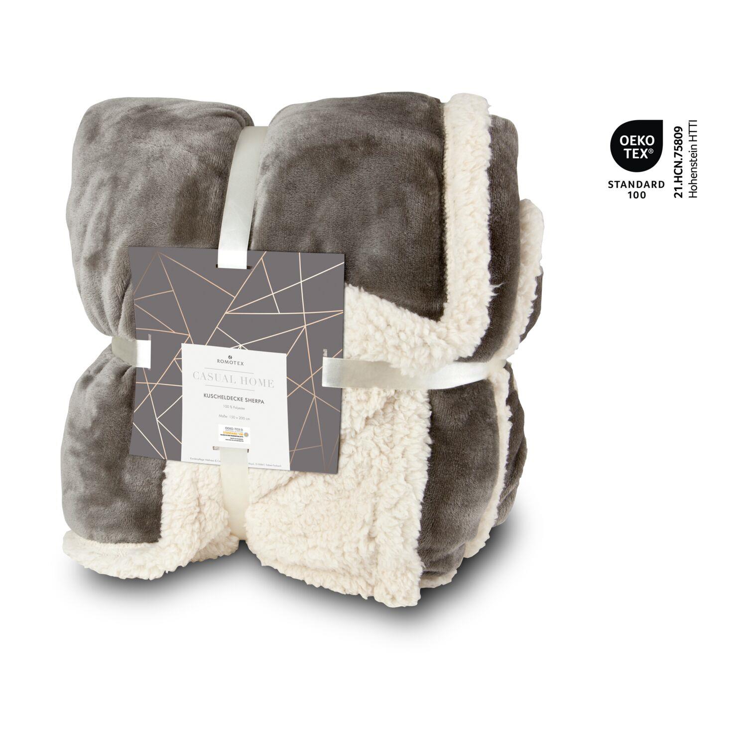 Kuscheldecke Sherpa - 150 x 200 cm, 430 g/m²
