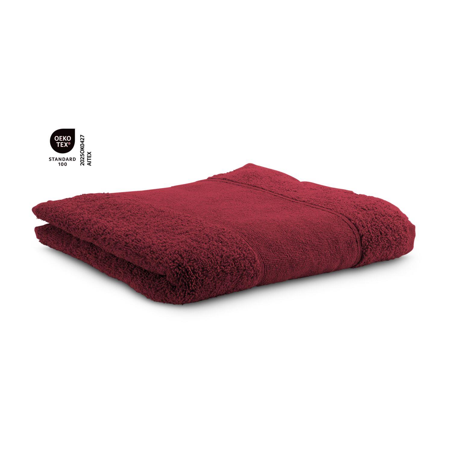 Handtuch Mari 50 x 100 cm dunkelrot