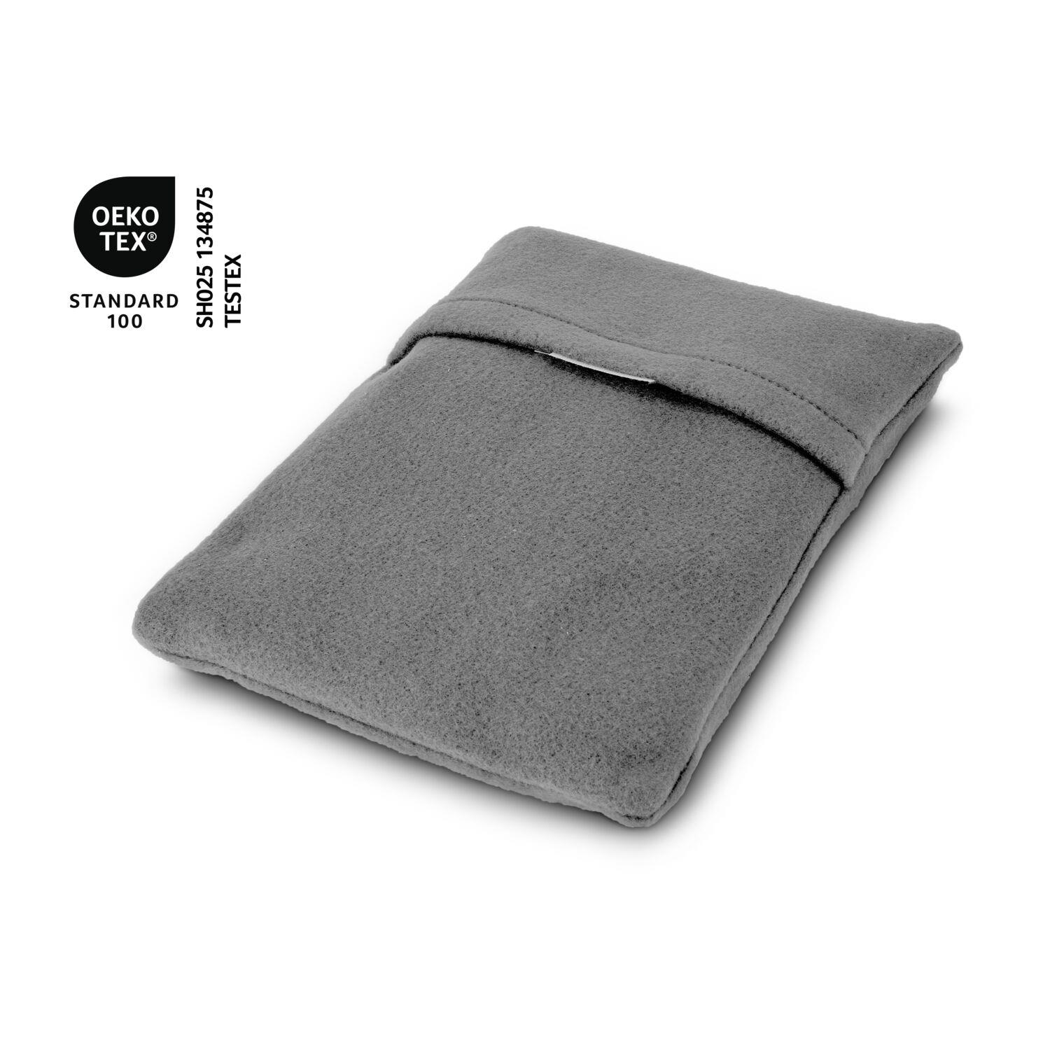 Wärmekissen Winterzeit Grau mit winterlichem Rentier-Motiv