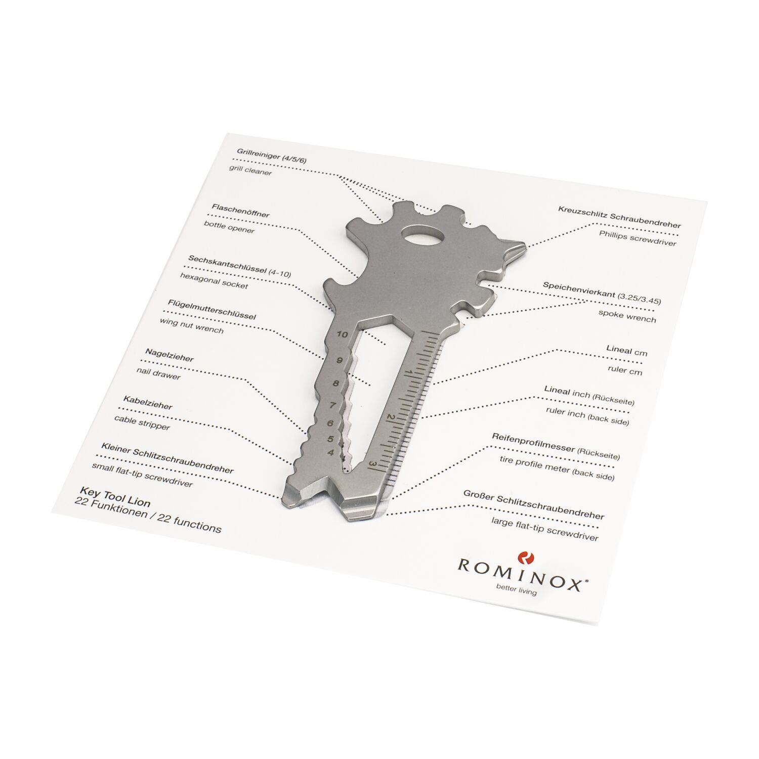 ROMINOX® [KEY] Tool Lion (22 Funktionen) Frohe Weihnachten