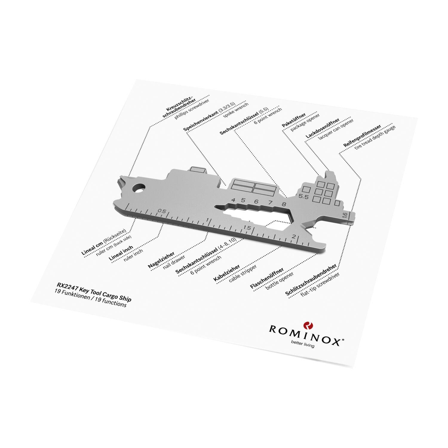 ROMINOX® [KEY] Tool Cargo Ship (19 Funktionen) Frohe Ostern Hase