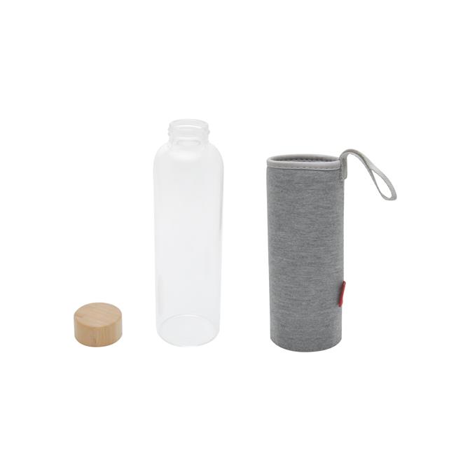 Glasflasche  Reisui , 500ml, Neoprenhülle