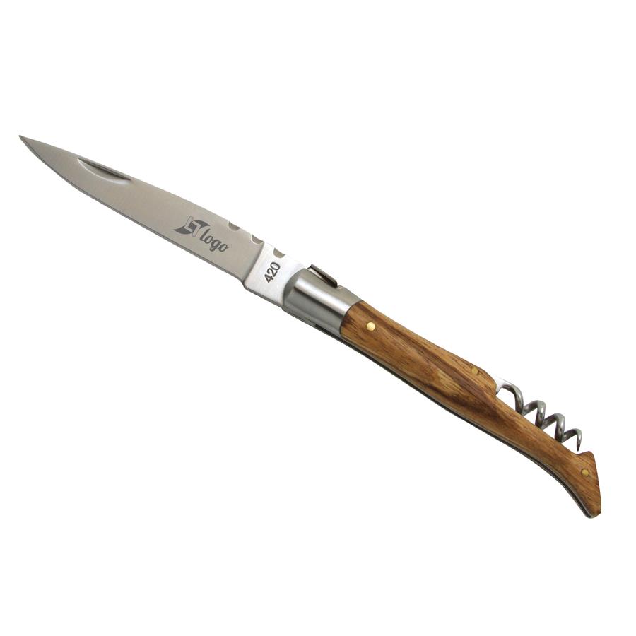 Taschenmesser  Tradition , 12cm, Korkenzieher, Zebranoholz, (etui)