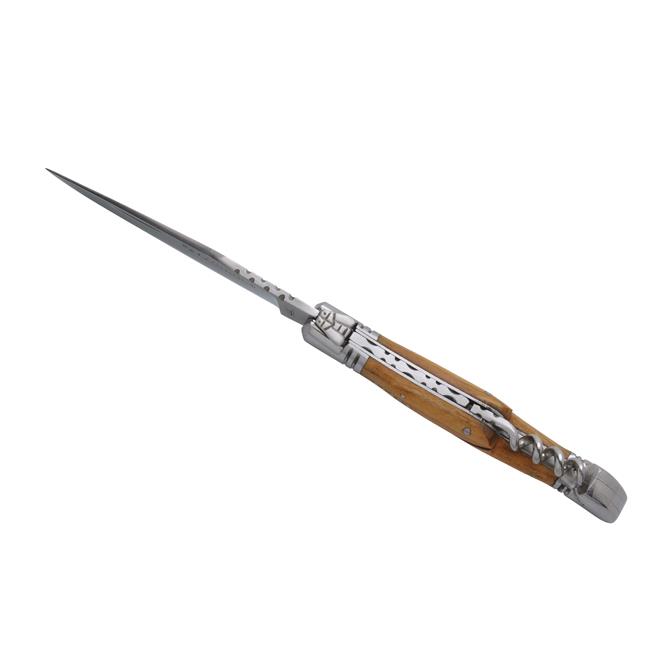 Taschenmesser  Tradition , 11cm, Korkenzieher, Olivenholz