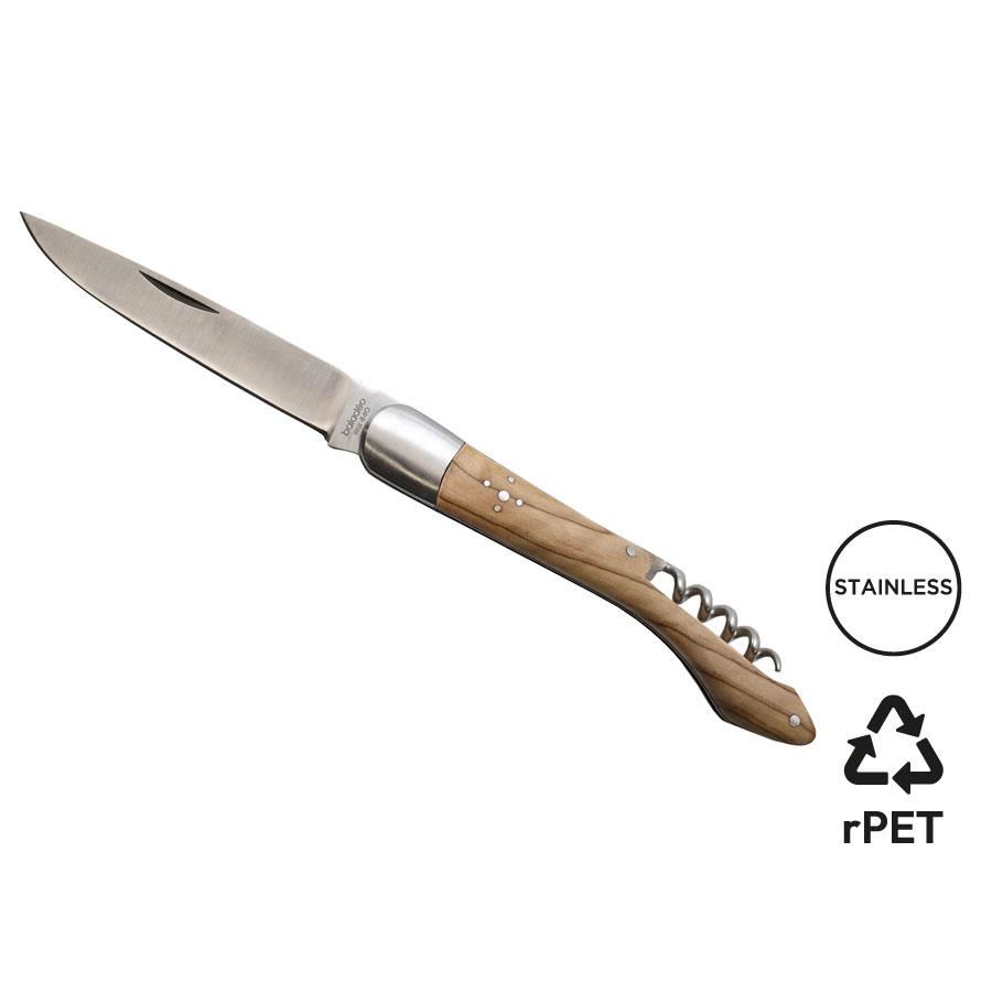 Taschenmesser  Heritage , 12cm, Korkenzieher, Olivenholz