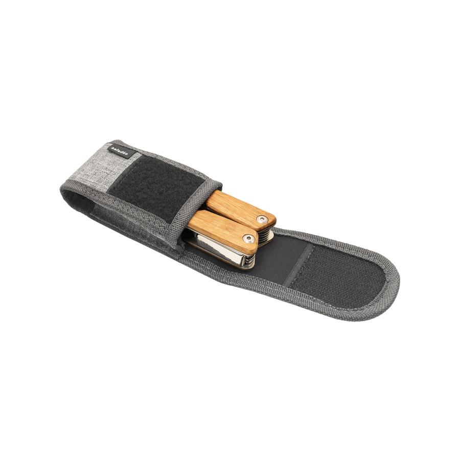Gürteletui aus Nylon für Zange  Slim , Grau meliert
