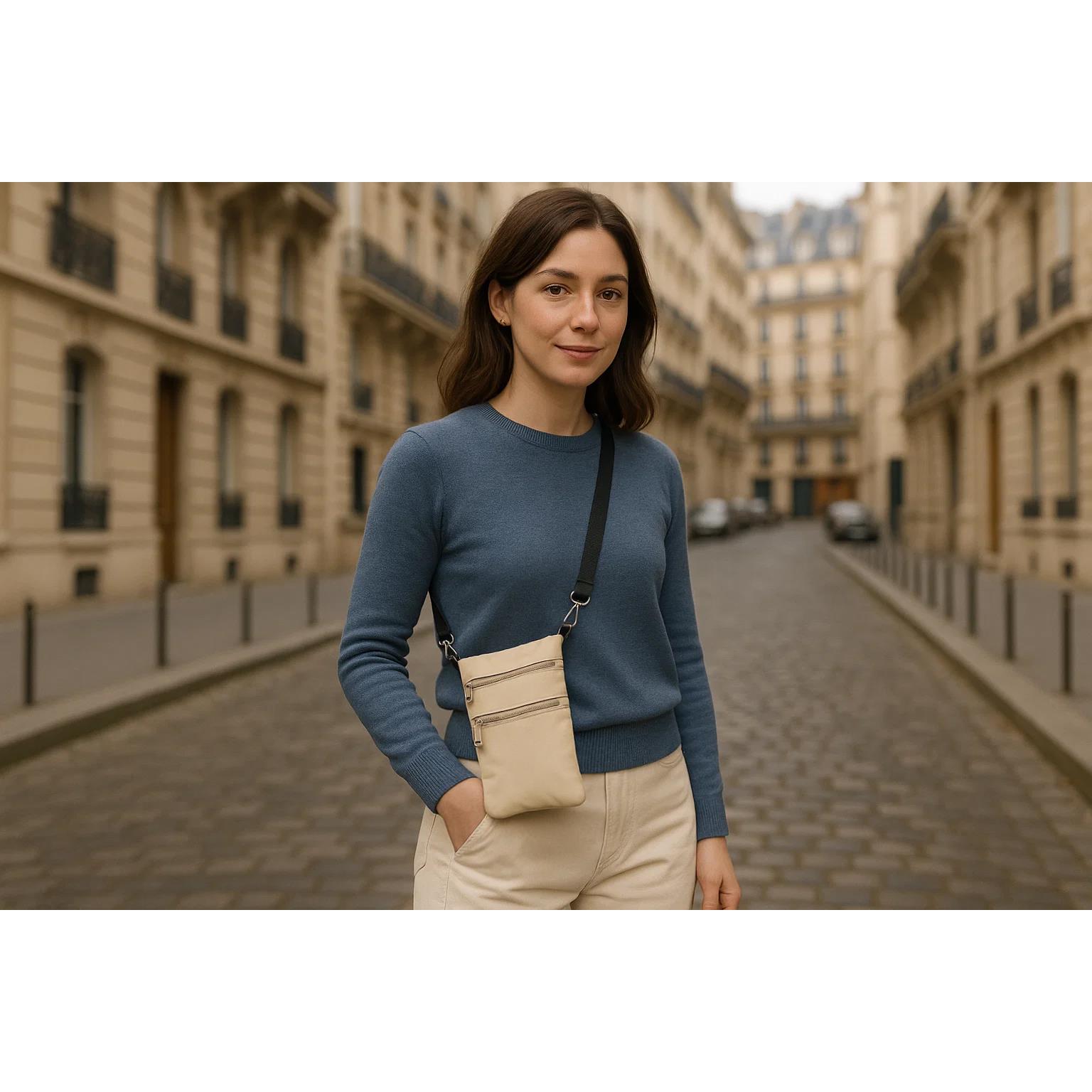 Täschchen  Toledo , Polycotton beige