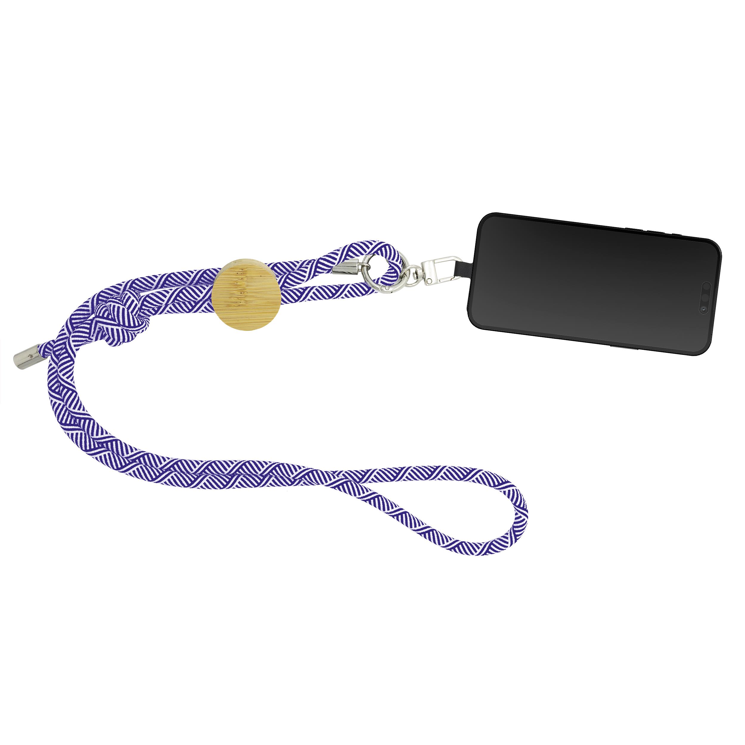 Smartphone-Lanyard  Madrid , blau RPET