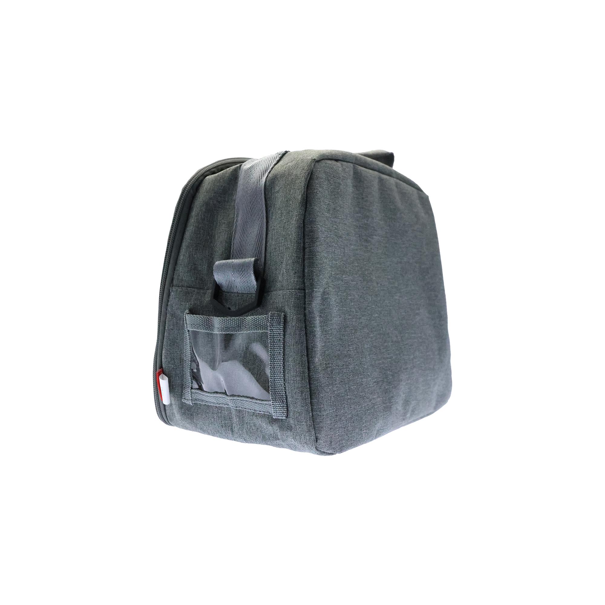 Isolierte Bento-Tasche  Matsue , meliertes Grau RPET