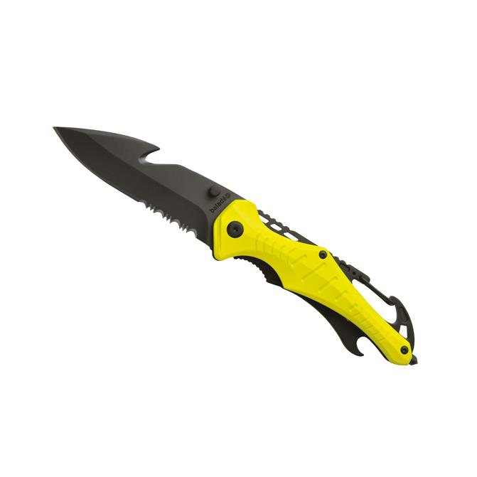 Rettungsmesser  Emergency , neongelb