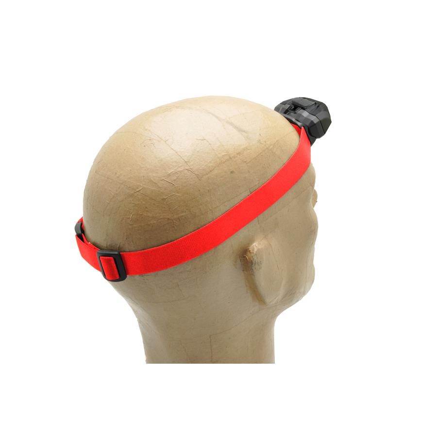 Elastisches Band 2,5cm für Stirnlampe 3W  Sirius , rot