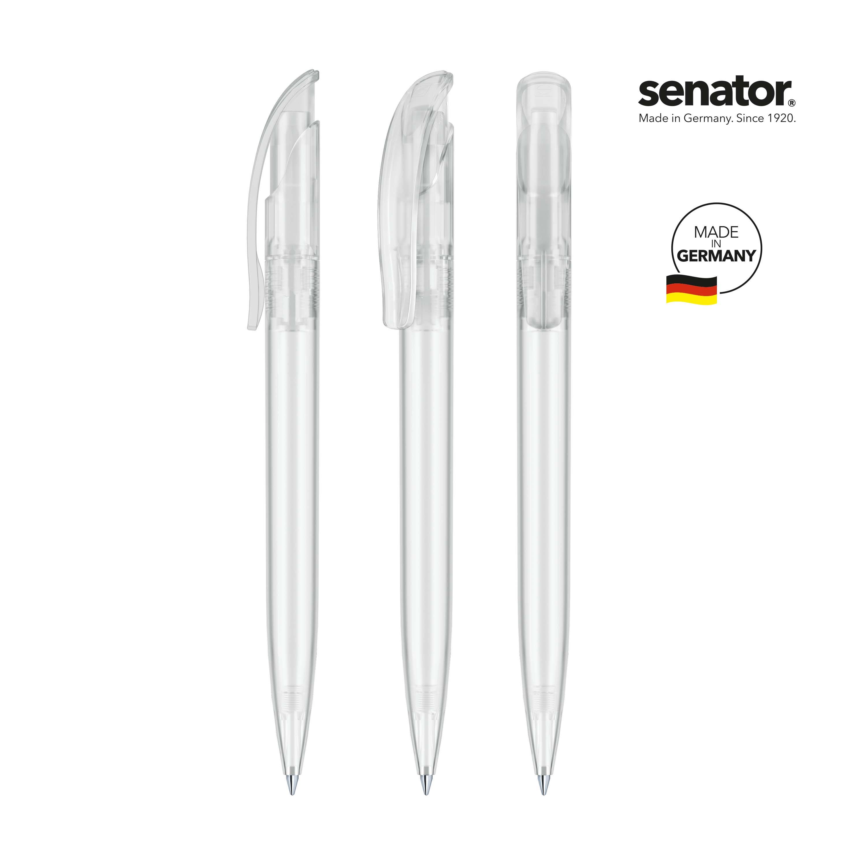 senator Challenger Frosted  Druckkugelschreiber