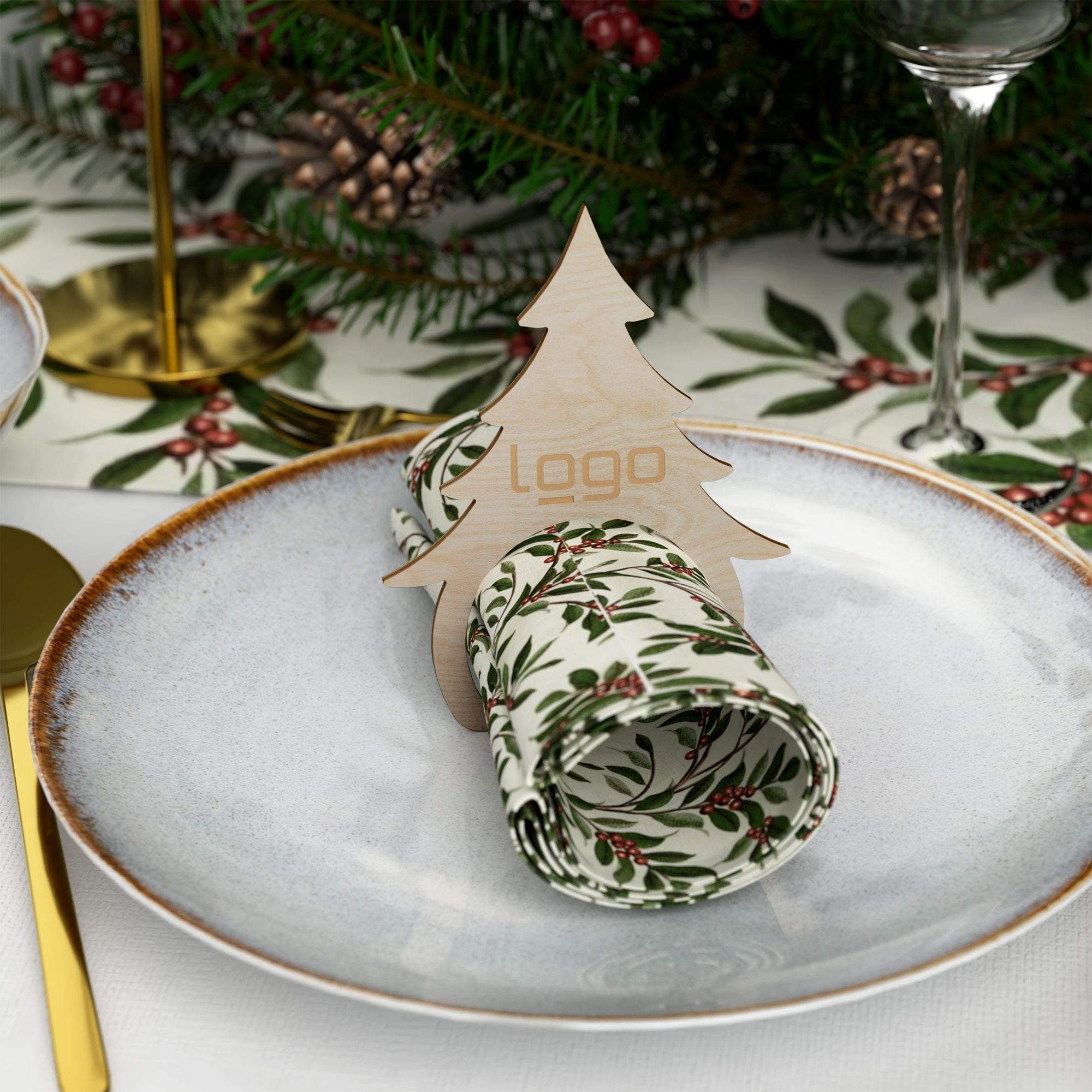 Serviettenring ´Tannenbaum´ 4-er Set (FSC® zertifiziert)