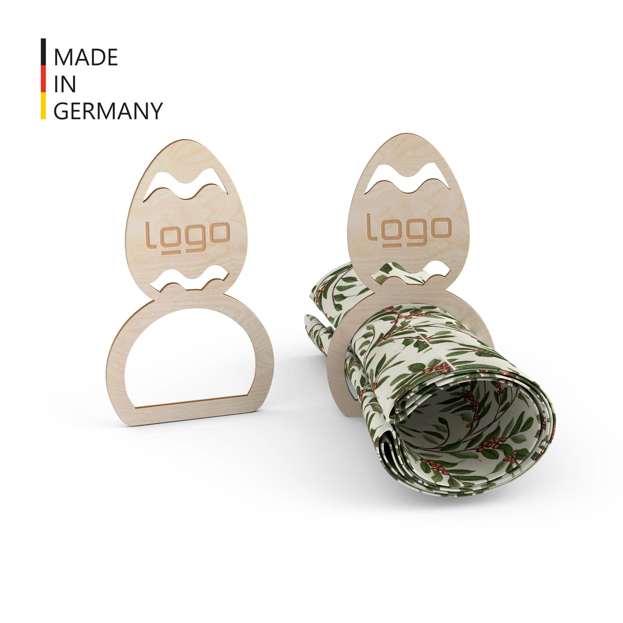 Serviettenring ´Osterei´ 4-er Set (FSC® zertifiziert)