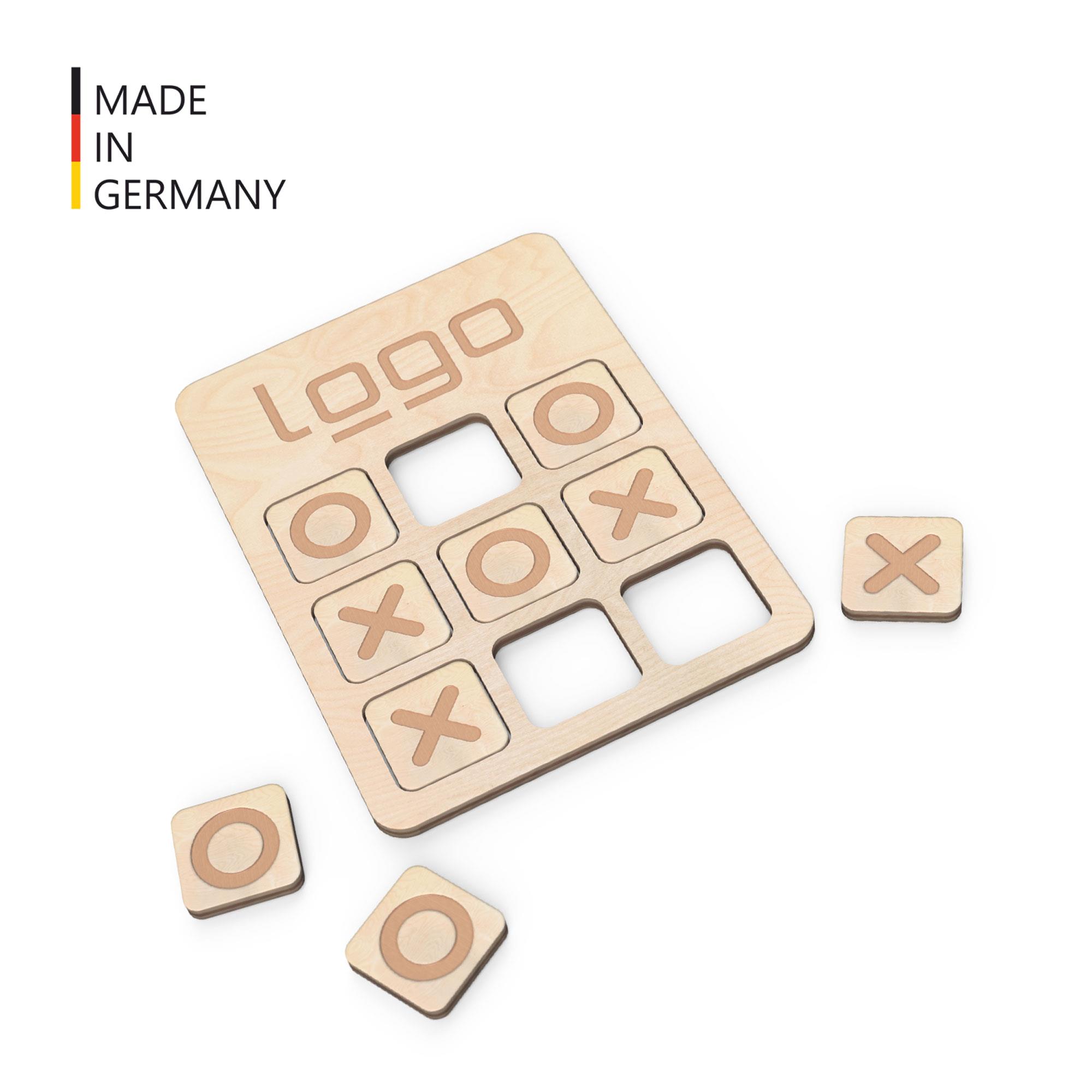 Tic-Tac-Toe ? ´Drei Gewinnt´ (FSC® zertifiziert) inkl. Baumwollsäckchen
