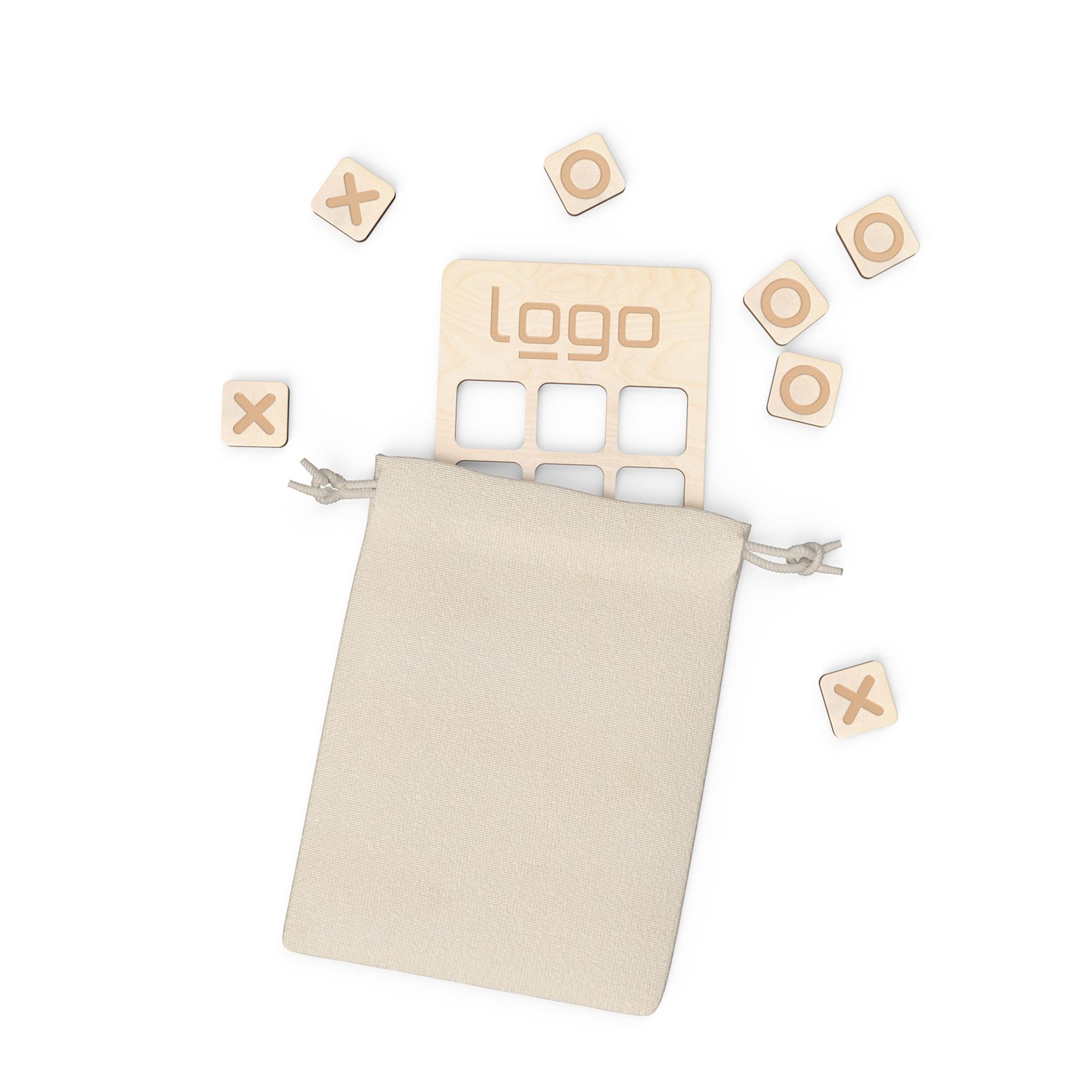 Tic-Tac-Toe ? ´Drei Gewinnt´ (FSC® zertifiziert) inkl. Baumwollsäckchen