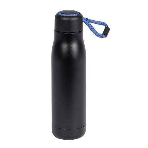 Trinkflasche ´Strap´ 500 ml, navyblau Schlaufe