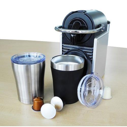 Coffee-Cup ´premium´ silber/Edelstahl