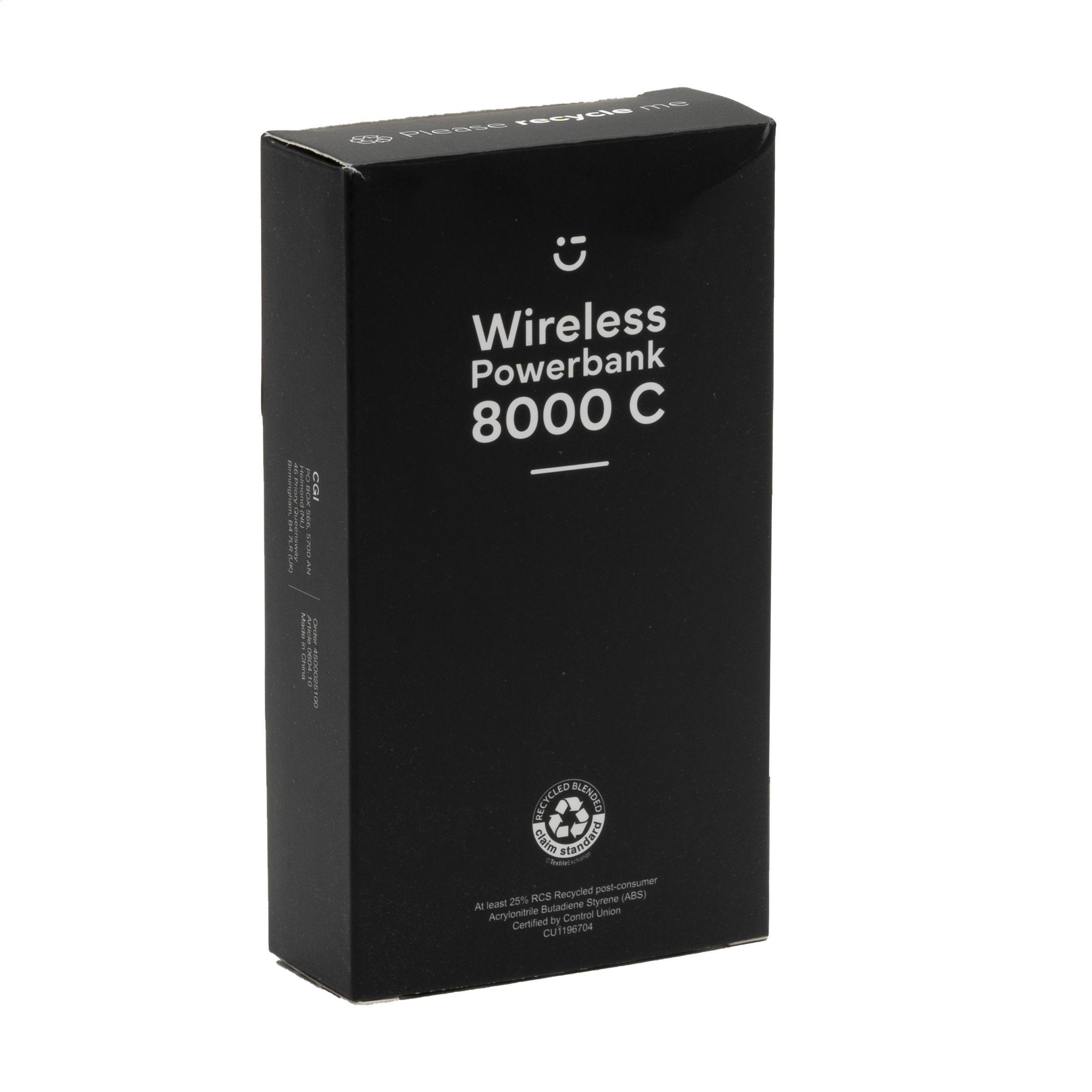 Wireless RCS r-ABS Powerbank 8000 kabelloses Ladegerät