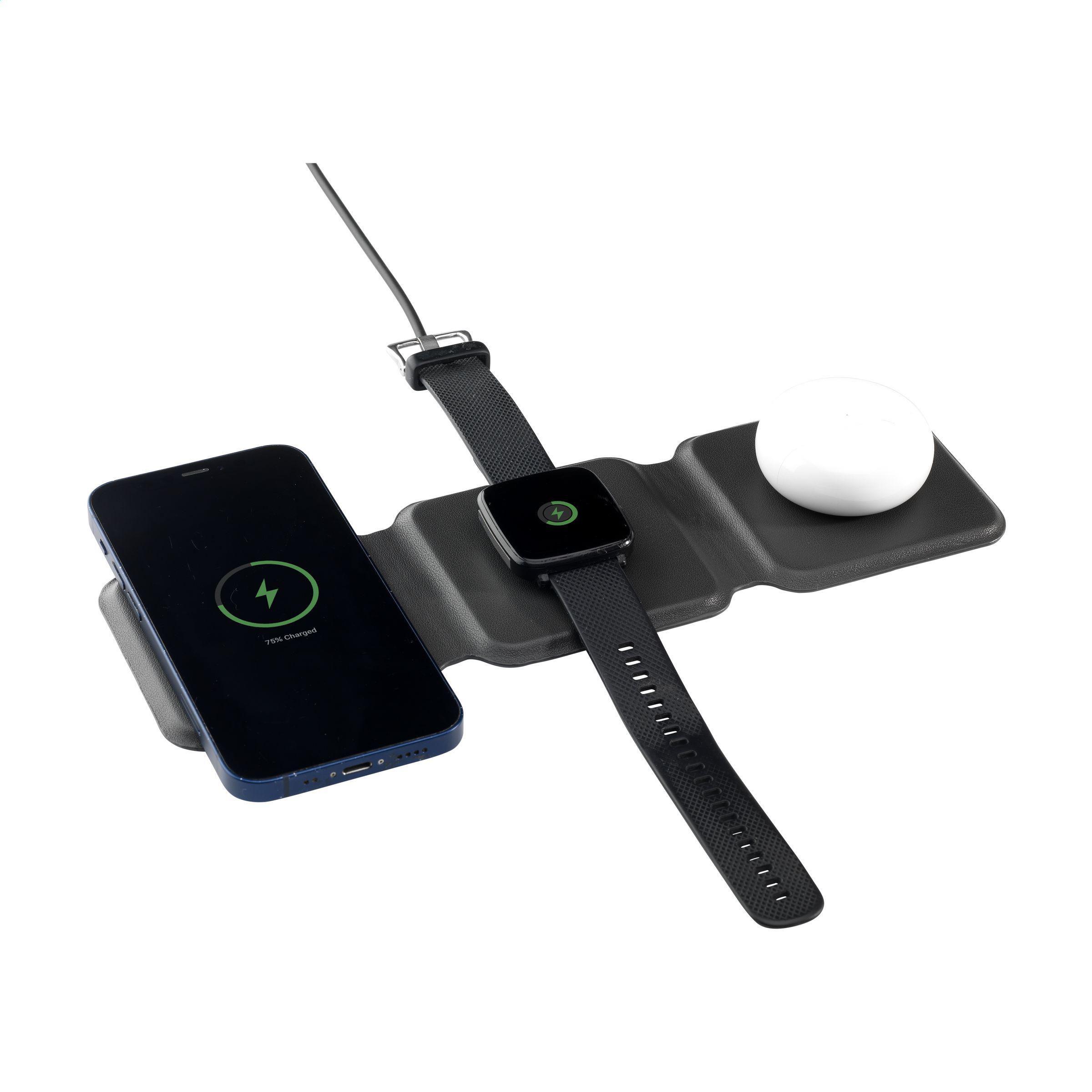 TriCharge RCS Recycled PU Wireless Charger Ladegerät